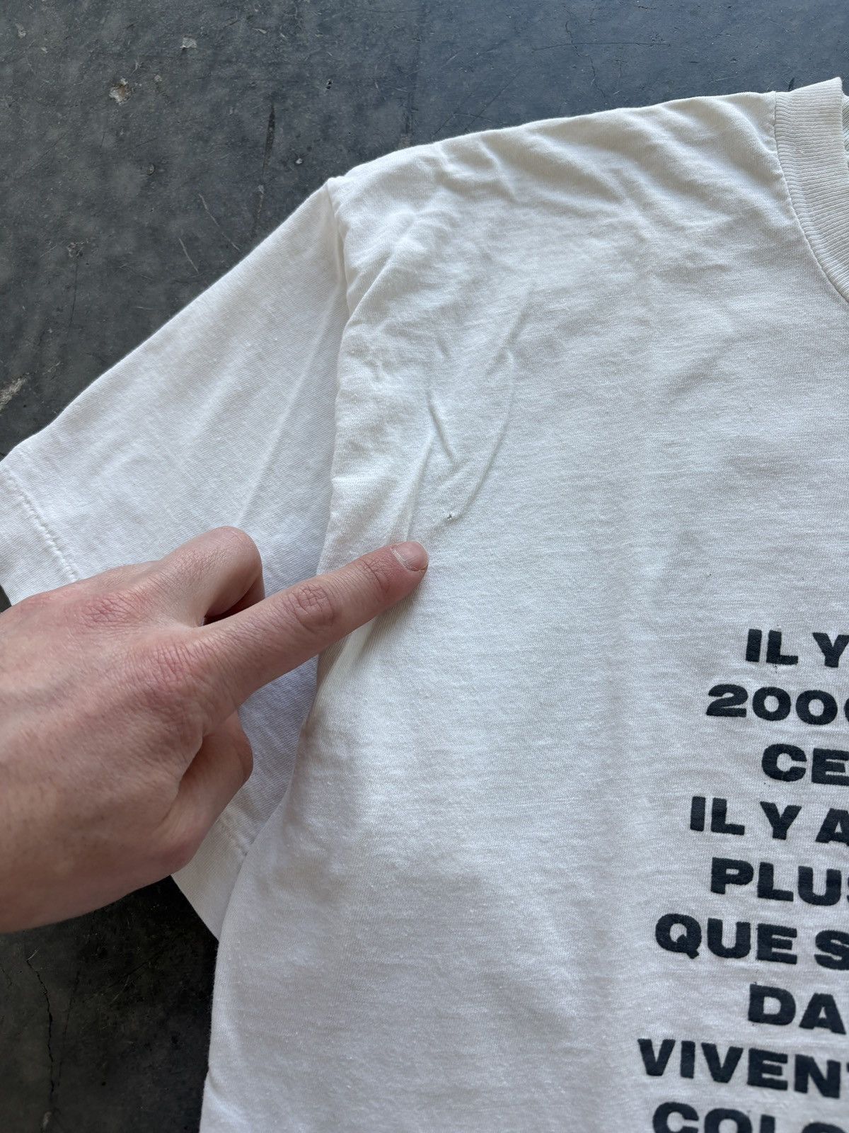 Vintage Vintage 90s Skyrock Promo Shirt Avant Garde Grunge Size US L / EU 52-54 / 3 - 5 Thumbnail
