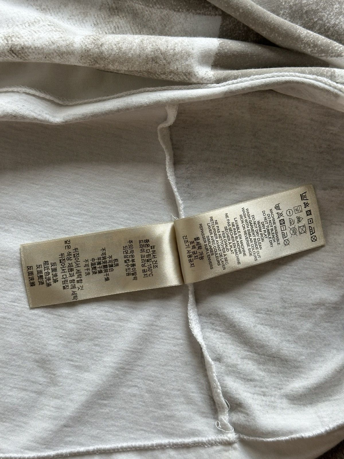 Burberry Burberry Brit all over painted check print tshirt Size US M / EU 48-50 / 2 - 11 Thumbnail