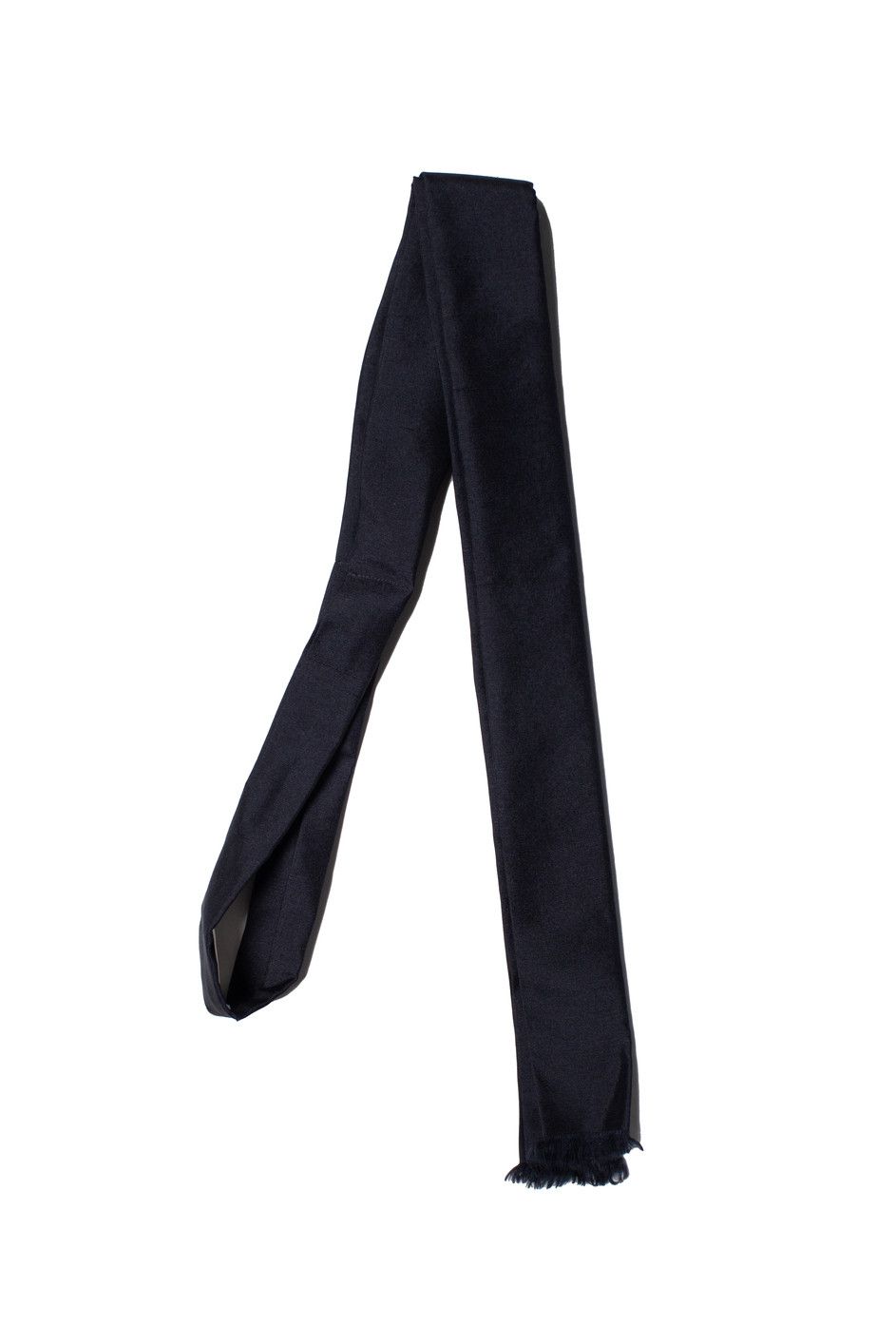 Saint Laurent Paris Saint Laurent black leather tie Hedi Slimane