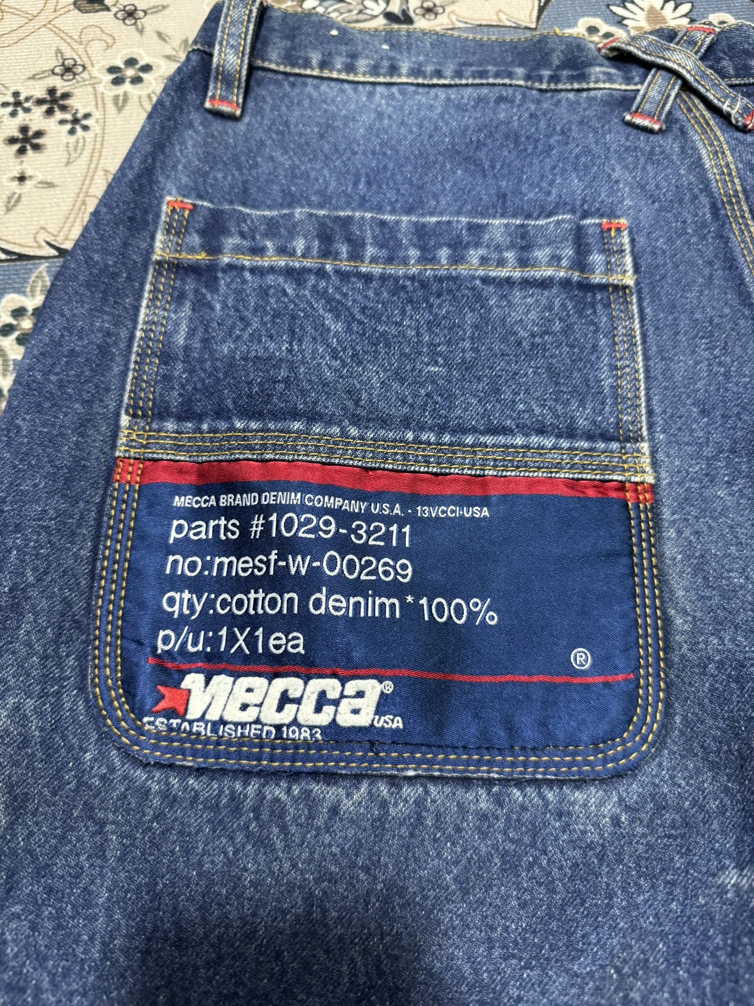JNCO × Mecca × Menace Vintage 90's Mecca Denim Baggy Loose Skateboard Jeans JNCO Size US 32 / EU 48 - 8 Thumbnail