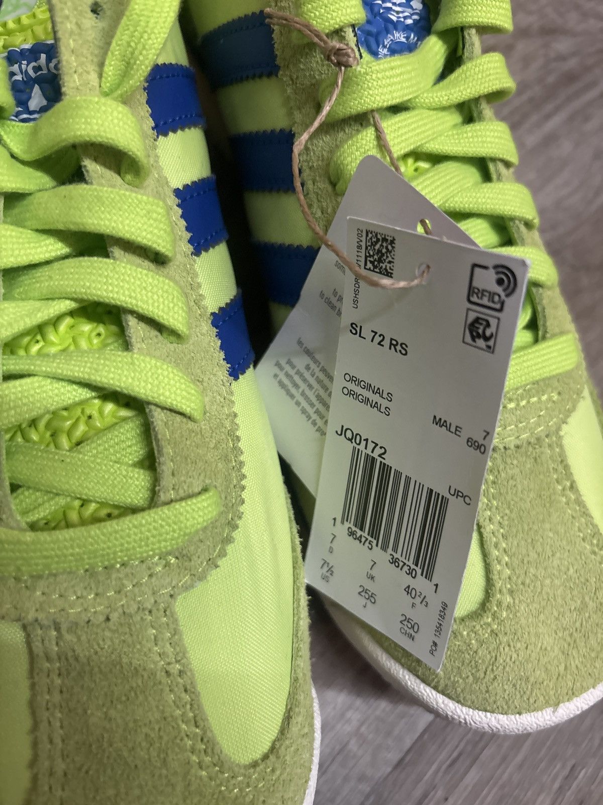 Adidas Adidas Sl’72 Electric green & blue Size US 7 / EU 40 - 7 Thumbnail