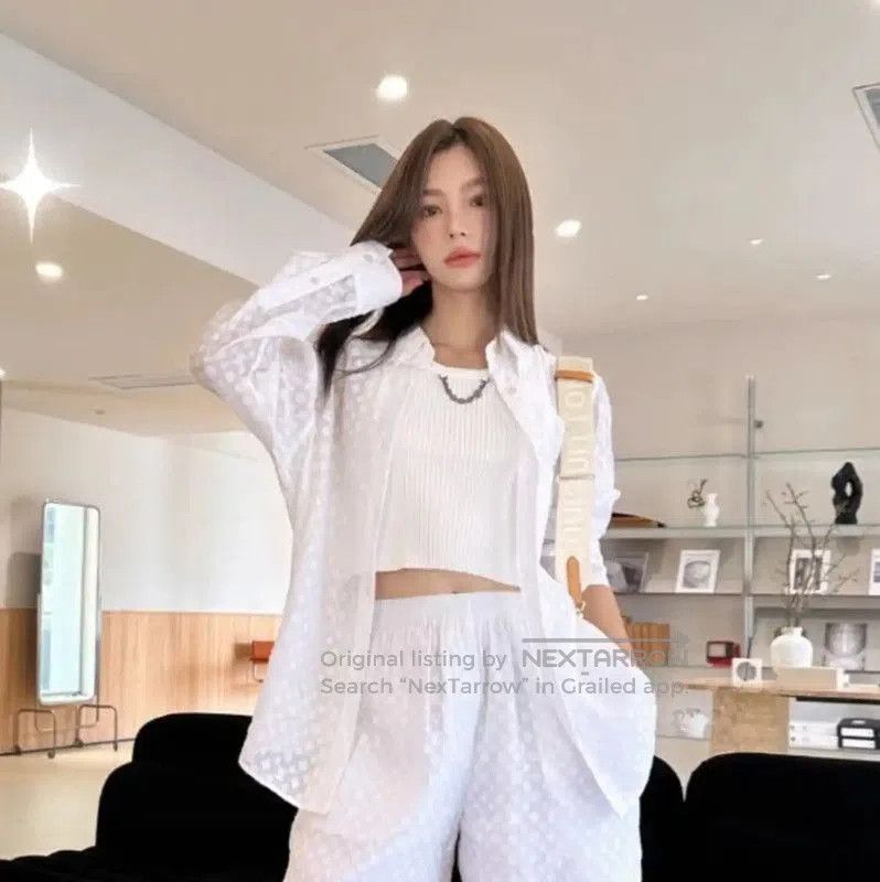 Louis Vuitton Louis Vuitton Women's Medium White Cotton Shorts . Size 23" - 8 Thumbnail