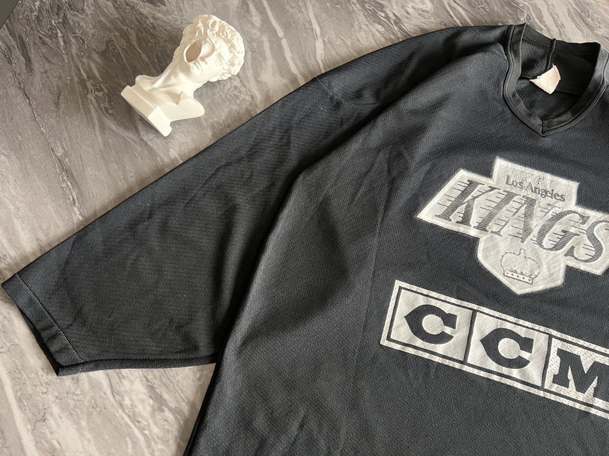 NHL NHA : Lost Angeles Kings CCM Jersey Vintage Shirt Size US L / EU 52-54 / 3 - 3 Thumbnail