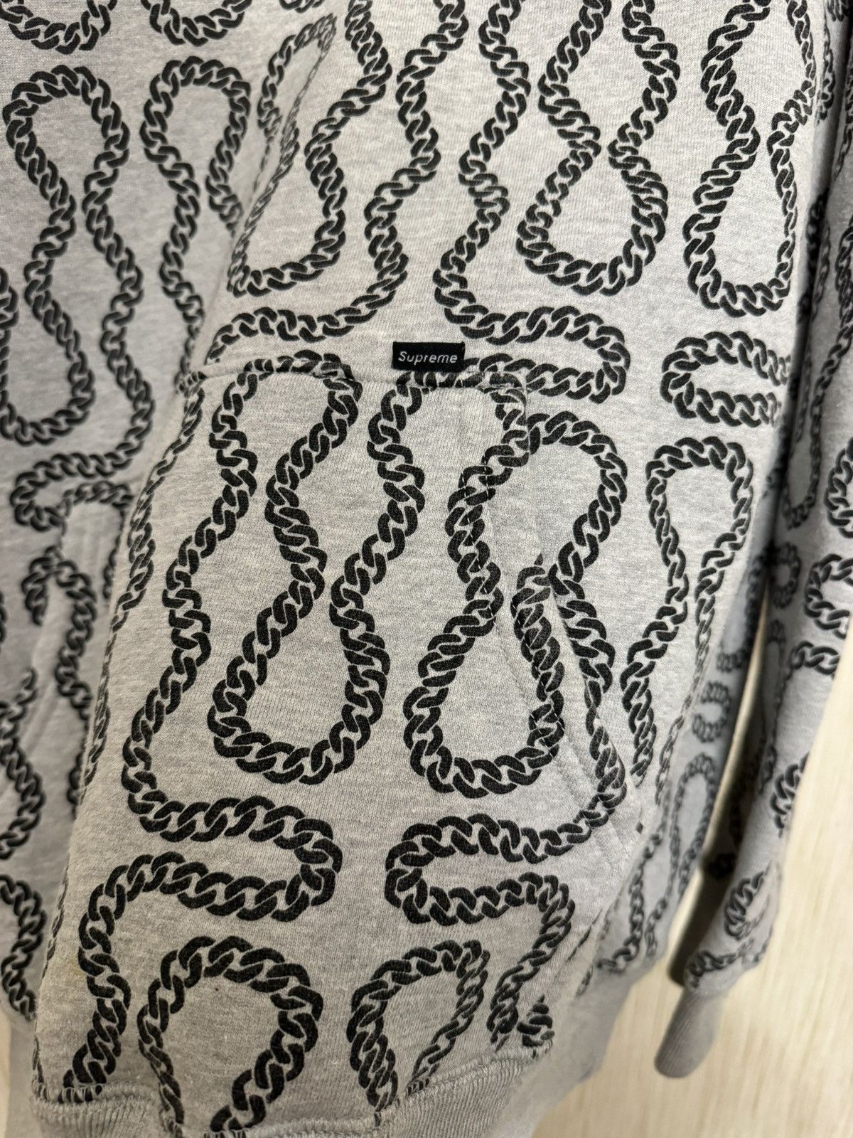 Supreme Rare Vintage supreme 90s 00s chain fullprint hoodie Size US M / EU 48-50 / 2 - 4 Thumbnail