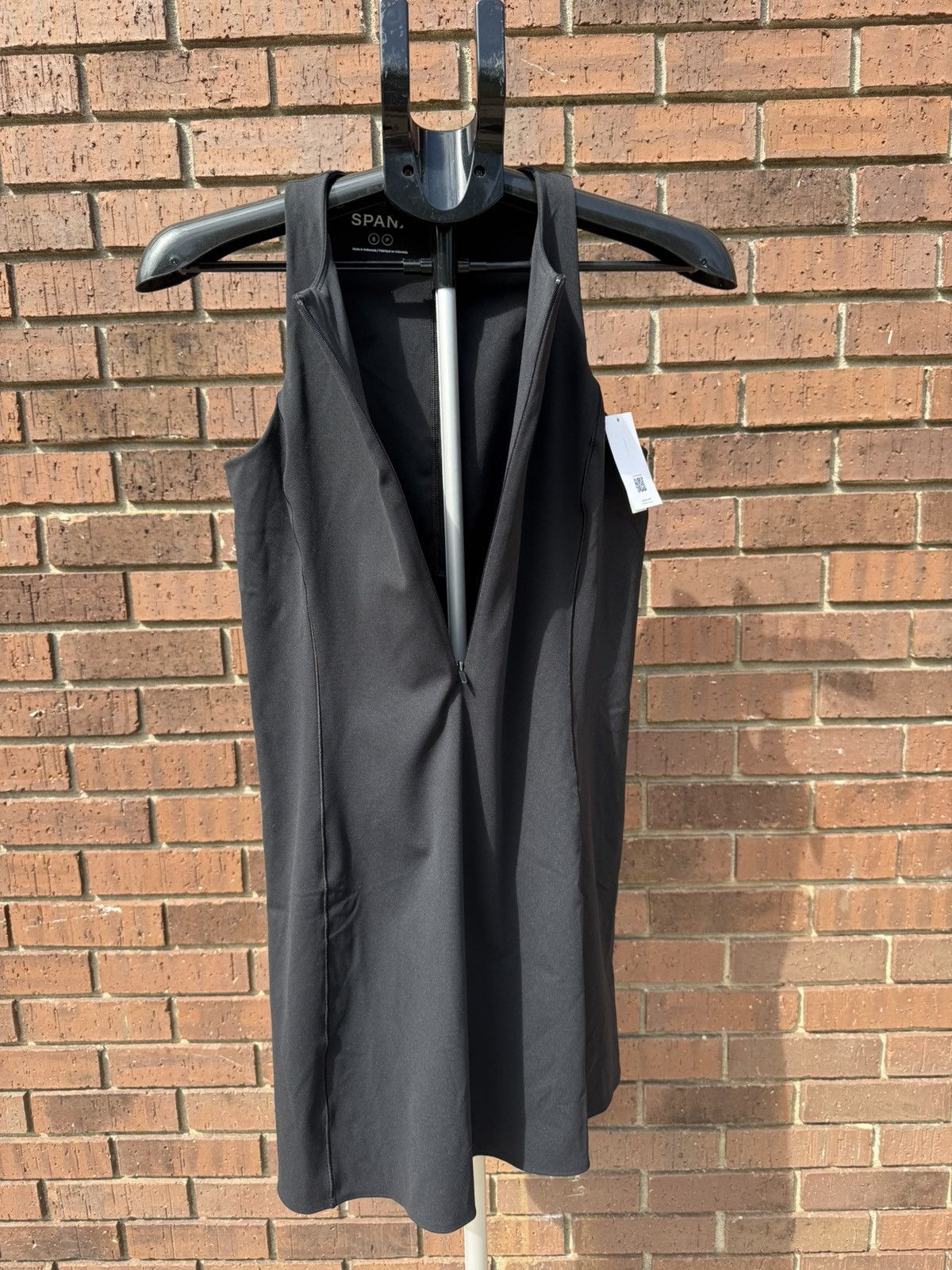 Spanx SPANX Shape Black Get Moving Zip Front Active Dress Shorts Size S / US 4 / IT 40 - 2 Thumbnail