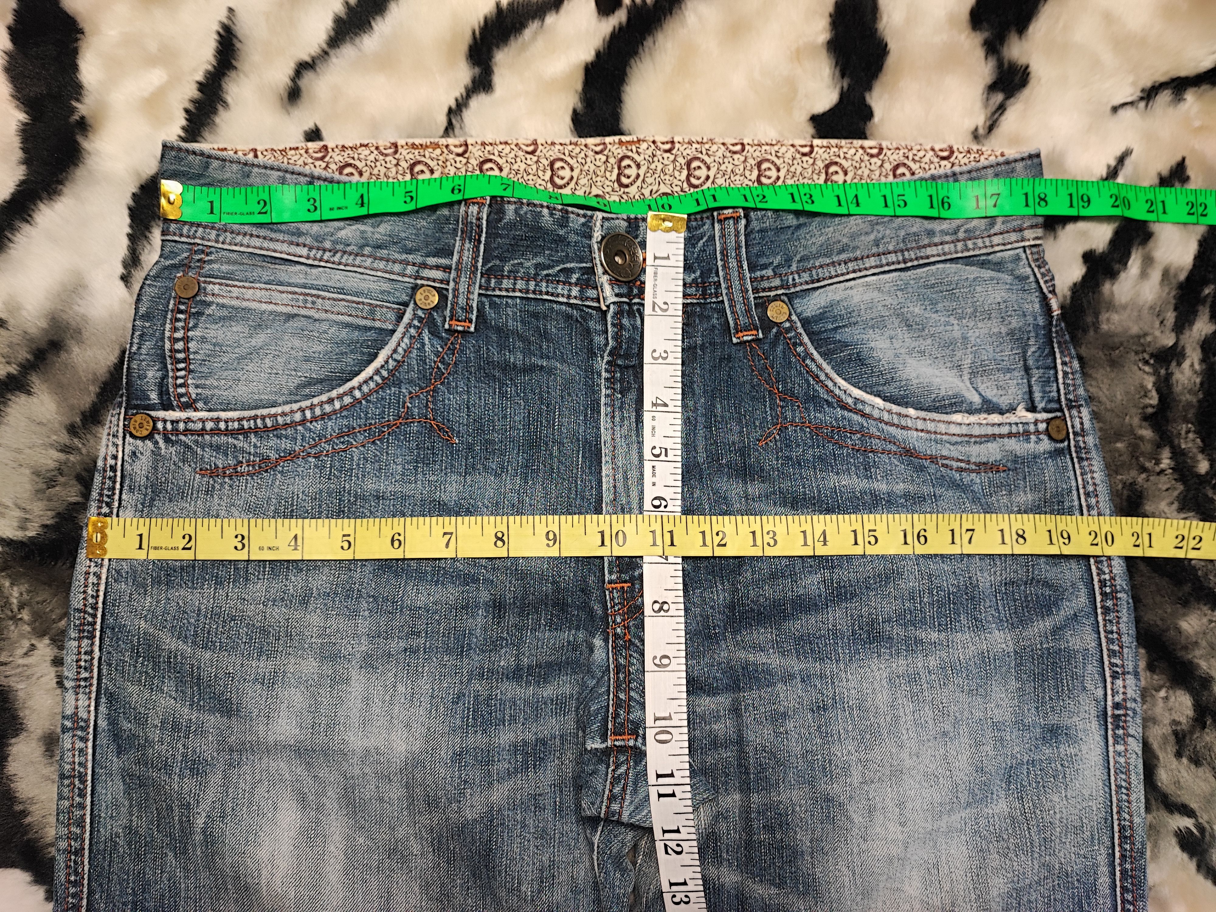 Edwin Edwin 503 Blue Trip Japan Distressed Jeans Size US 33 - 7 Thumbnail