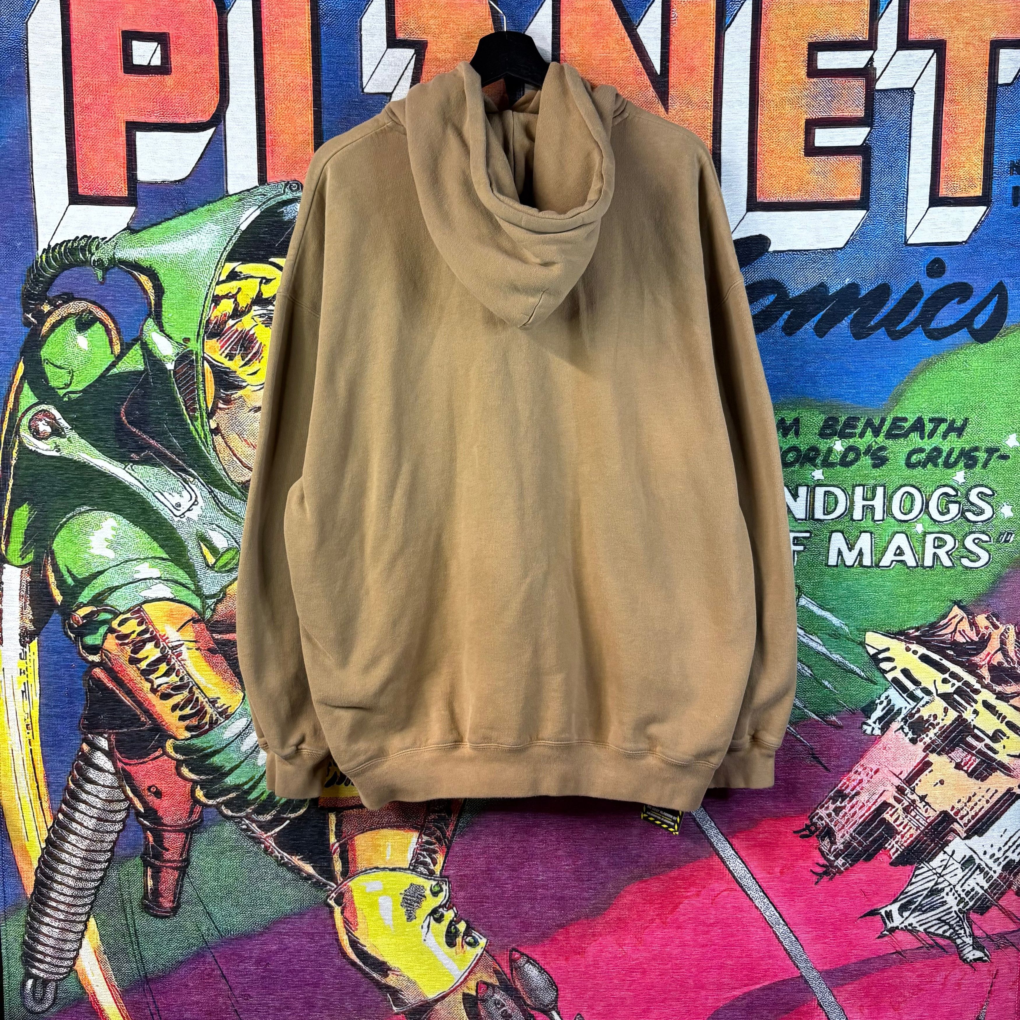 Balenciaga Balenciaga Wheat Hoodie Size Medium Size US M / EU 48-50 / 2 - 5 Thumbnail