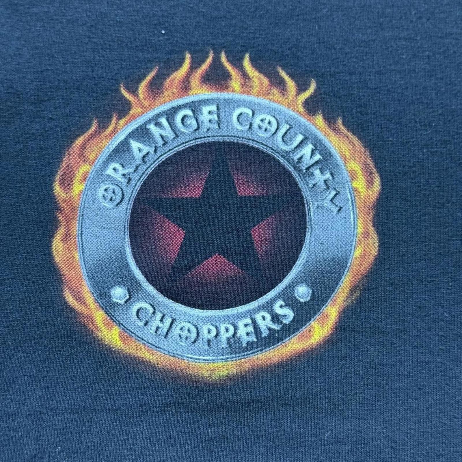 Other Orange County Choppers Flames Vintage Y2K Graphic T-shirt Size US XL / EU 56 / 4 - 3 Thumbnail