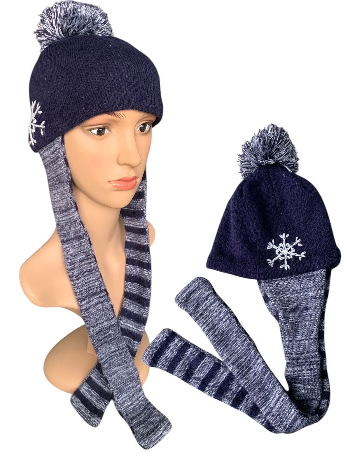 Japanese Brand × Kapital × Vintage Rare Crohet Winter Knitted Hat Beanie Vintage Size ONE SIZE - 1 Thumbnail