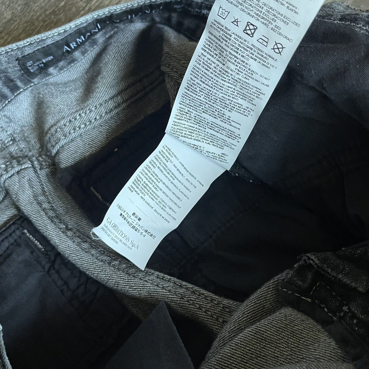 Armani Exchange Vintage Armani Exchange AX 5 Pocket Skinny Biker Denim Jeans Size US 32 / EU 48 - 13 Thumbnail