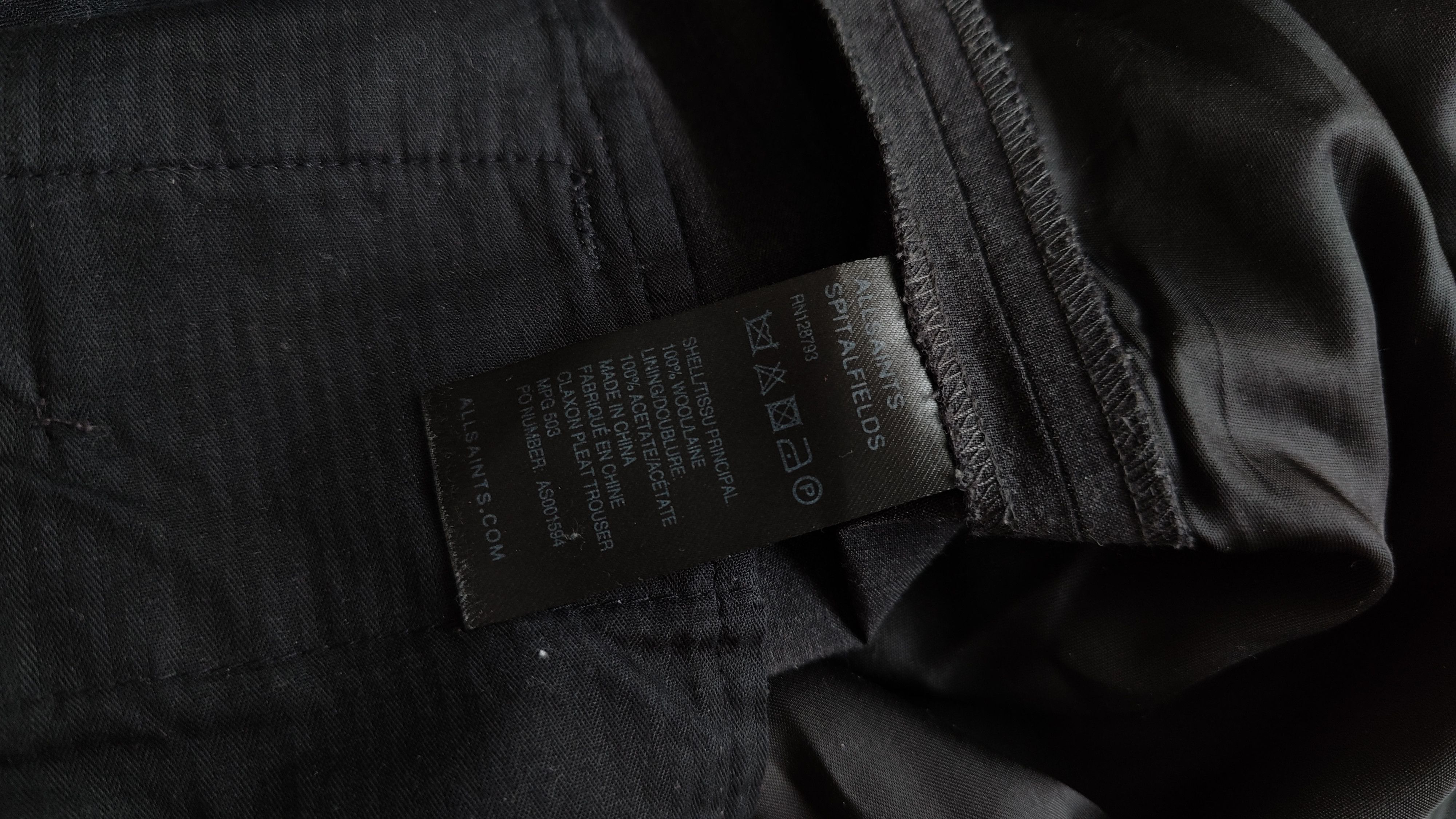 Allsaints Allsaints Spitalfields Japan Carrot Parachute Wool Pants Size US 34 / EU 50 - 5 Thumbnail
