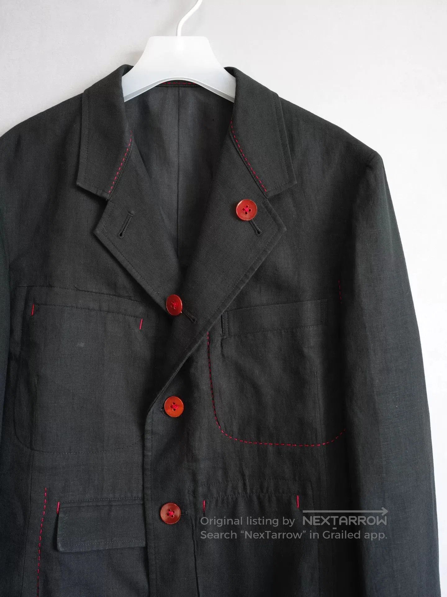 Yohji Yamamoto Yohji Yamamoto 05SS Linen Jacket. Size US M / EU 48-50 / 2 - 4 Thumbnail