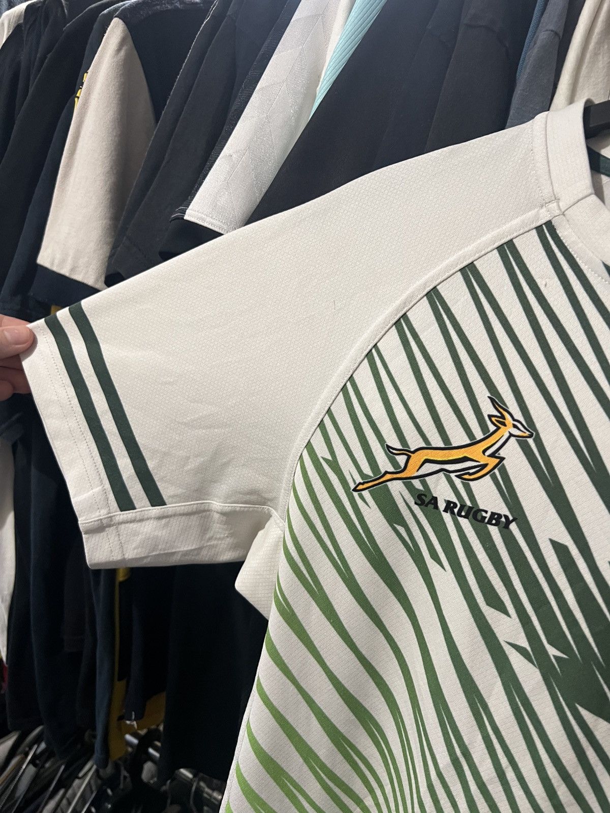 Asics × Vintage 2016/2017 ASICS SOUTH AFRICA THIRD RUGBY SHIRT AOP THIRD Size US M / EU 48-50 / 2 - 2 Thumbnail