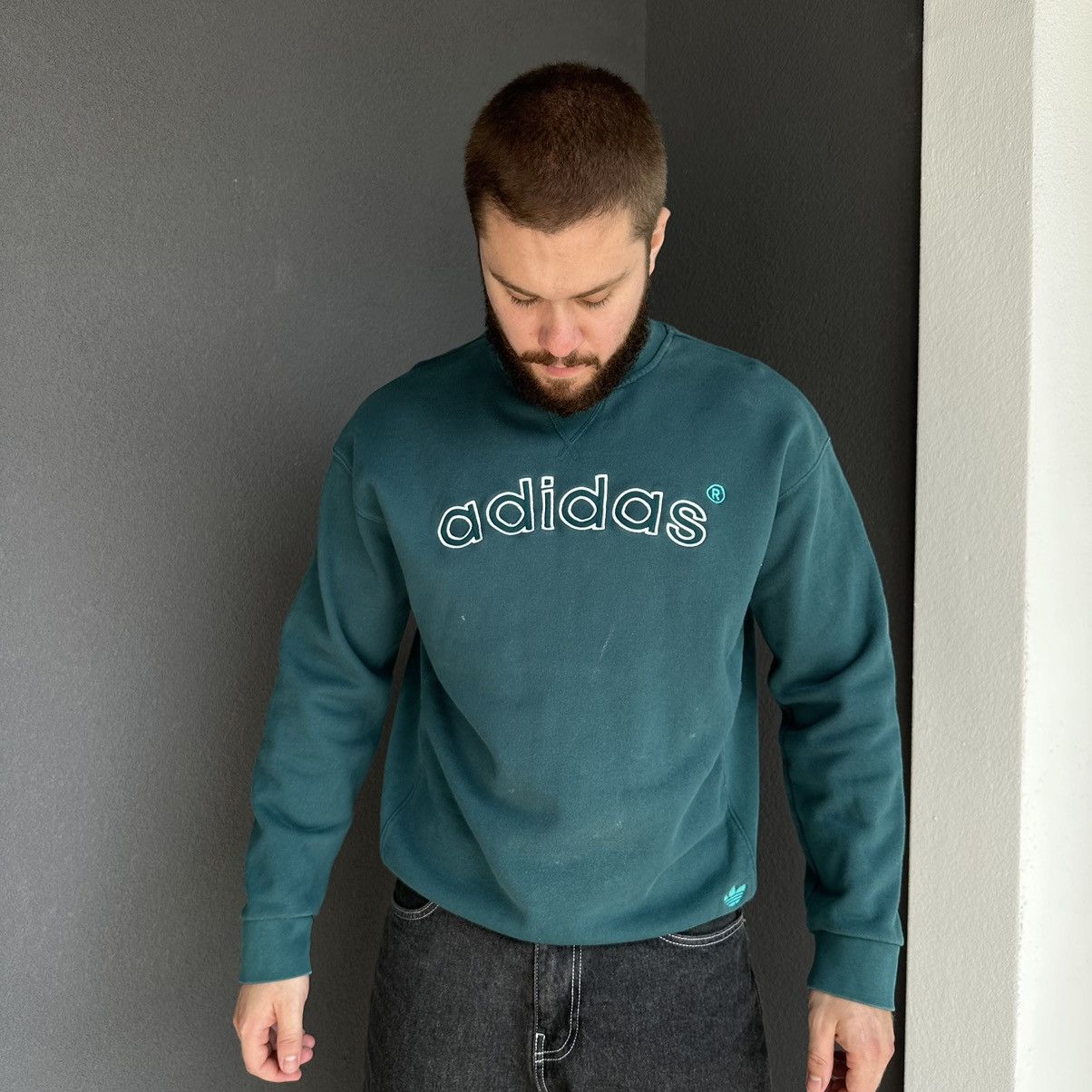 Adidas × Y's Vintage Adidas Sweatshirts Big Logo Sweater Y2K 00s Size US M / EU 48-50 / 2 - 3 Thumbnail