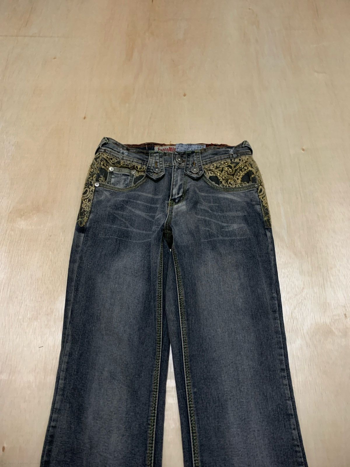 20471120 × Japanese Brand × Vintage Vintage Pantomime Gothic Jeans Size 26" / US 2 / IT 38 - 4 Thumbnail