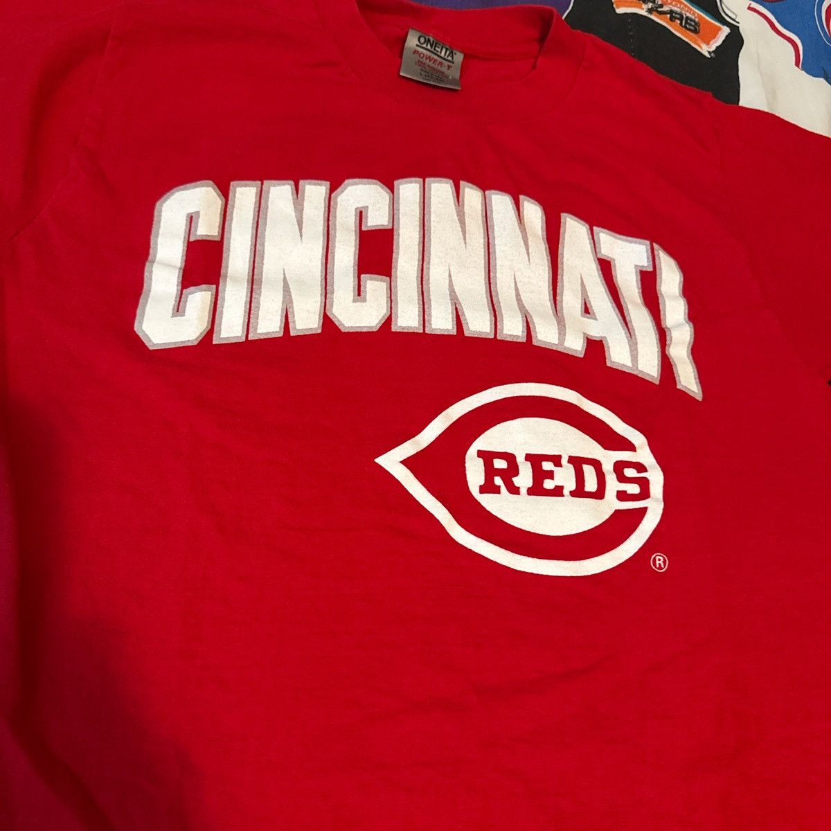 MLB × Vintage Vintage 90s MLB Cincinnati Reds Spell Out Logo Baseball Tee Size US M / EU 48-50 / 2 - 3 Thumbnail