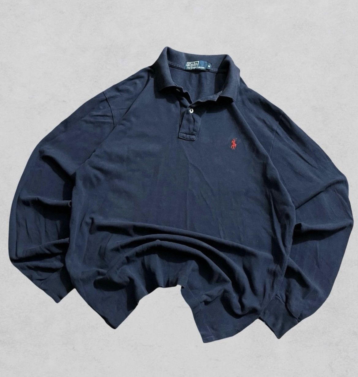 Polo Ralph Lauren Long-sleeved Polo Shirt Ralph Lauren vintage Old Money Size US M / EU 48-50 / 2 - 2 Thumbnail