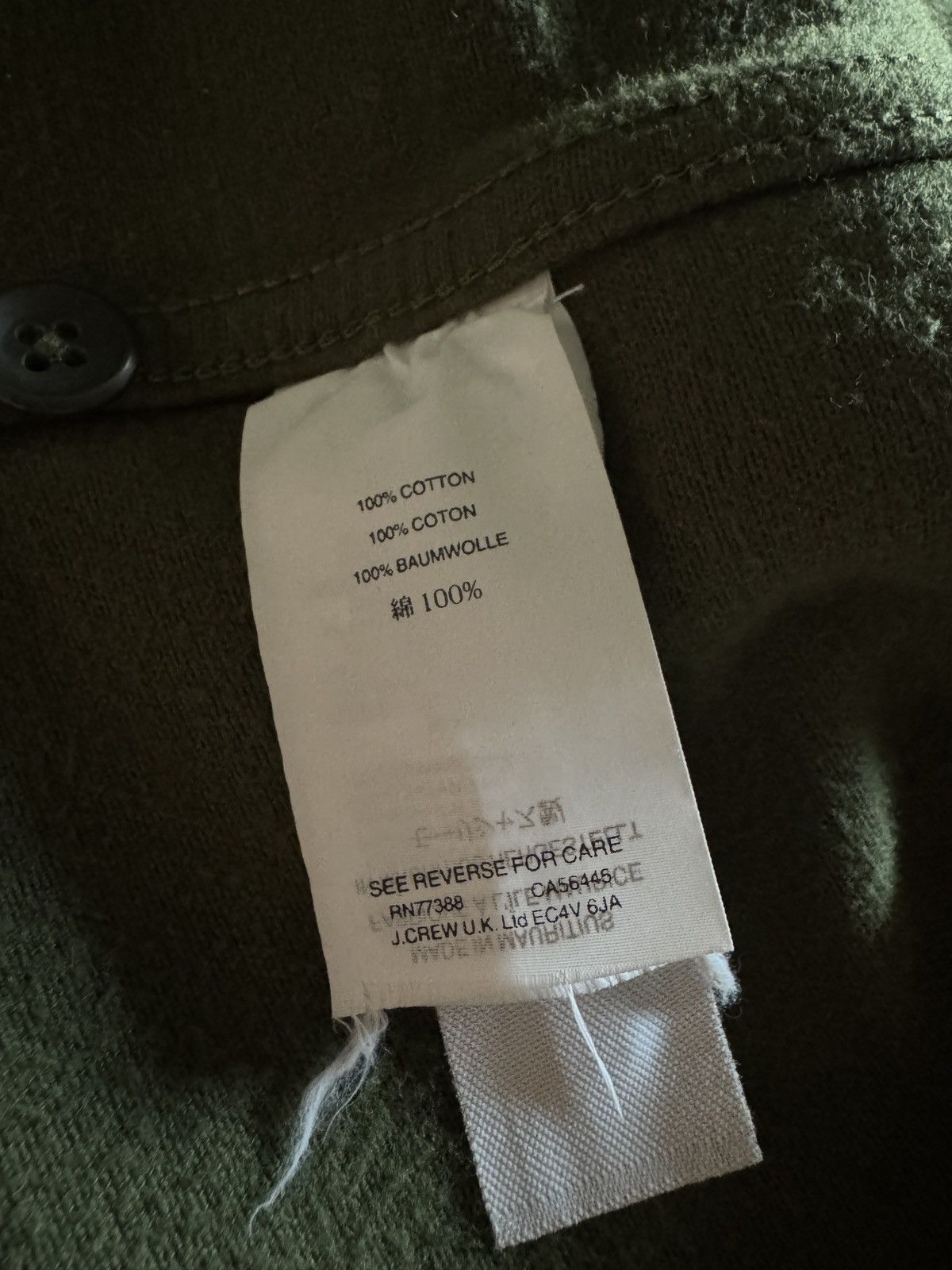 J.Crew J.Crew Heavyweight Chamois Workshirt Size US L / EU 52-54 / 3 - 12 Thumbnail