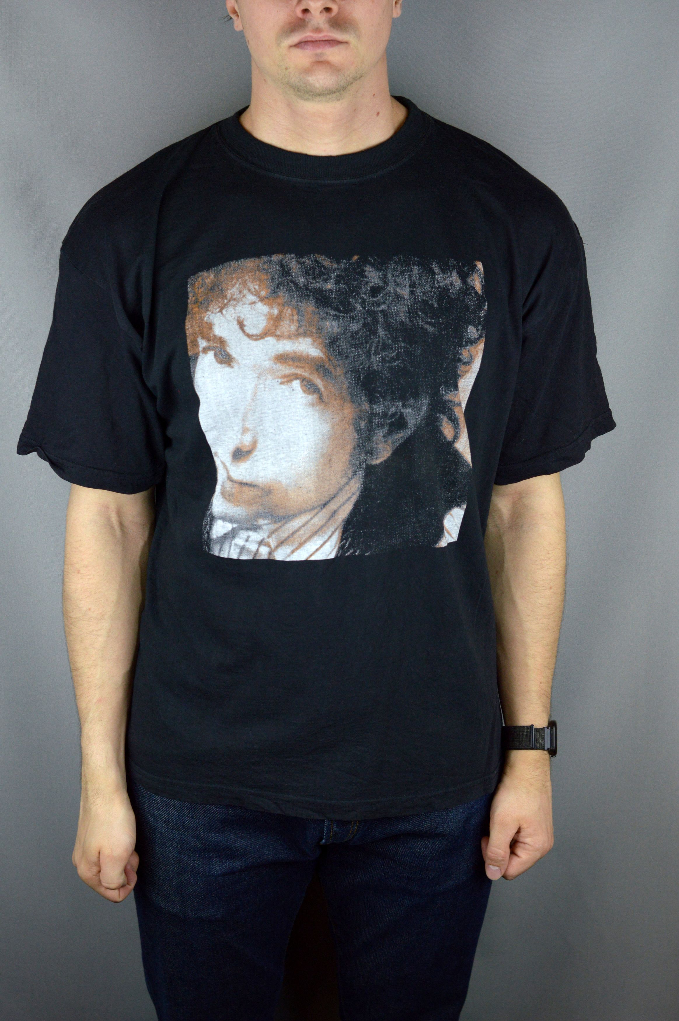 Vintage Vintage Bob Dylan 90s t shirt Size US L / EU 52-54 / 3 - 1 Thumbnail