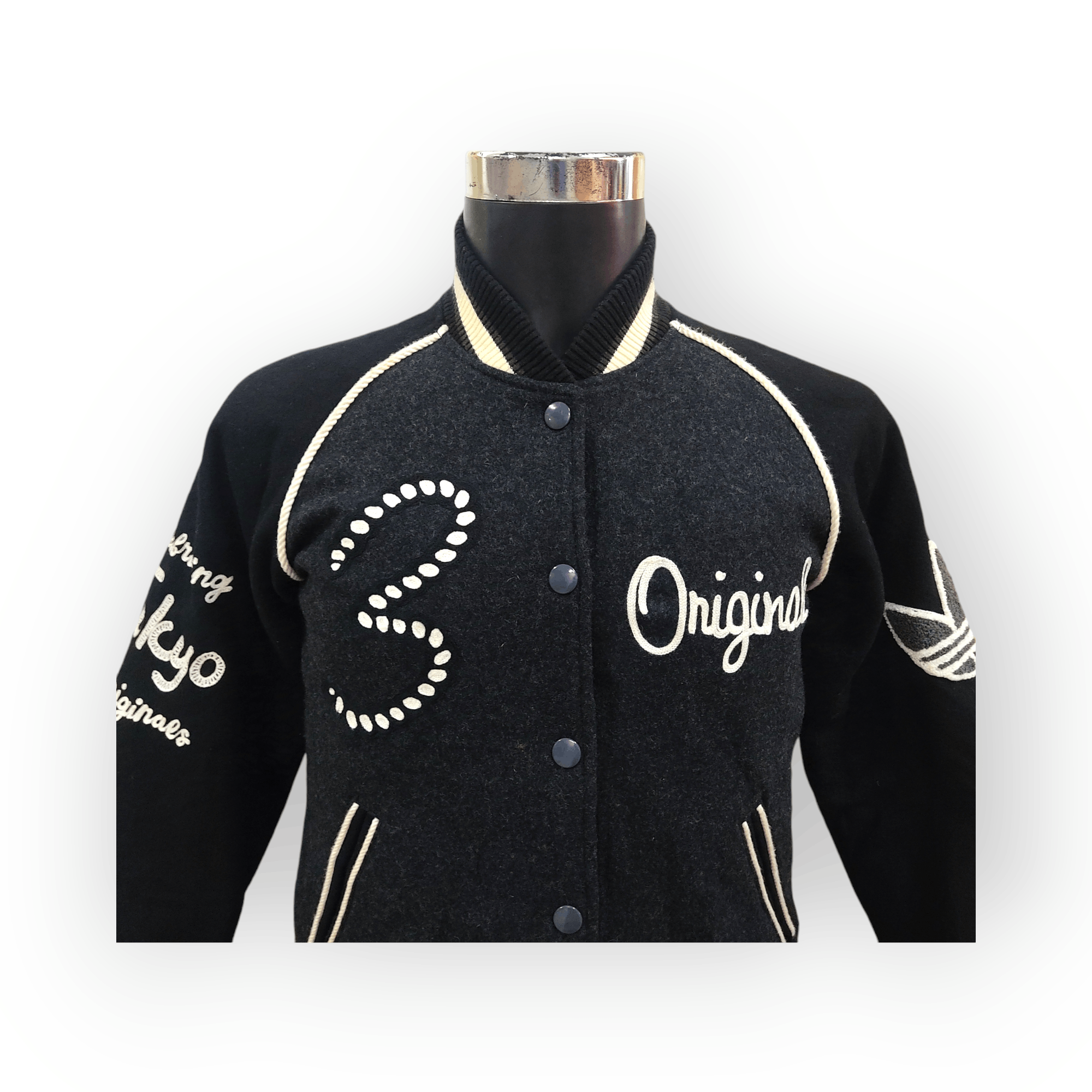 Adidas Adidas Tokyo Originals Wool Varsity Jacket Size US S / EU 44-46 / 1 - 2 Thumbnail