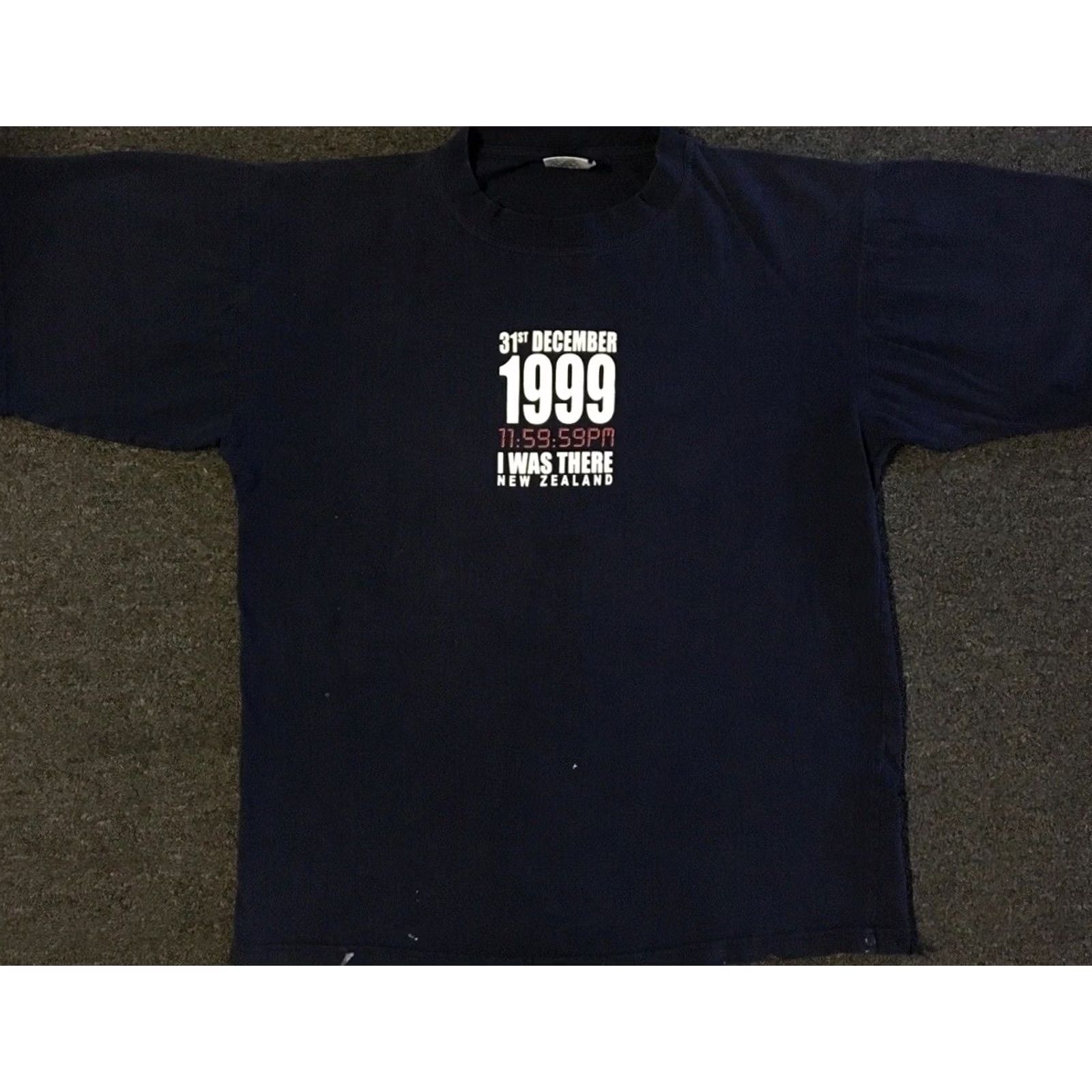 Vintage VINTAGE Y2K New Zealand Millennium I Was There Faded Distressed Shirt XL Blue Men T-Shirt 90s Grunge USA Rock Punk Retro LogO Nike? Size US XL / EU 56 / 4 - 2 Thumbnail