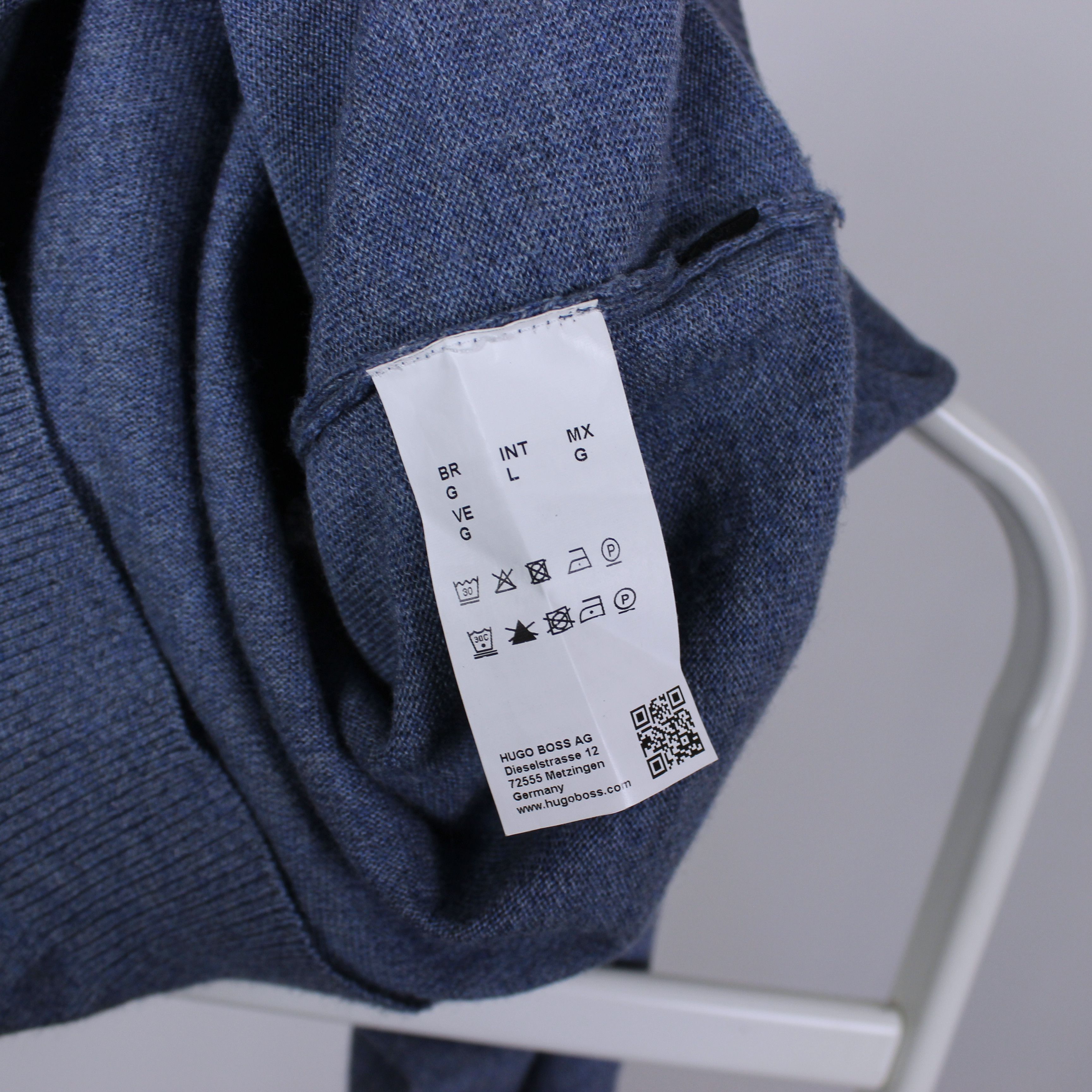 Hugo Boss Hugo Boss merino wool sweater regular fit M L 10157925 Size US L / EU 52-54 / 3 - 7 Thumbnail