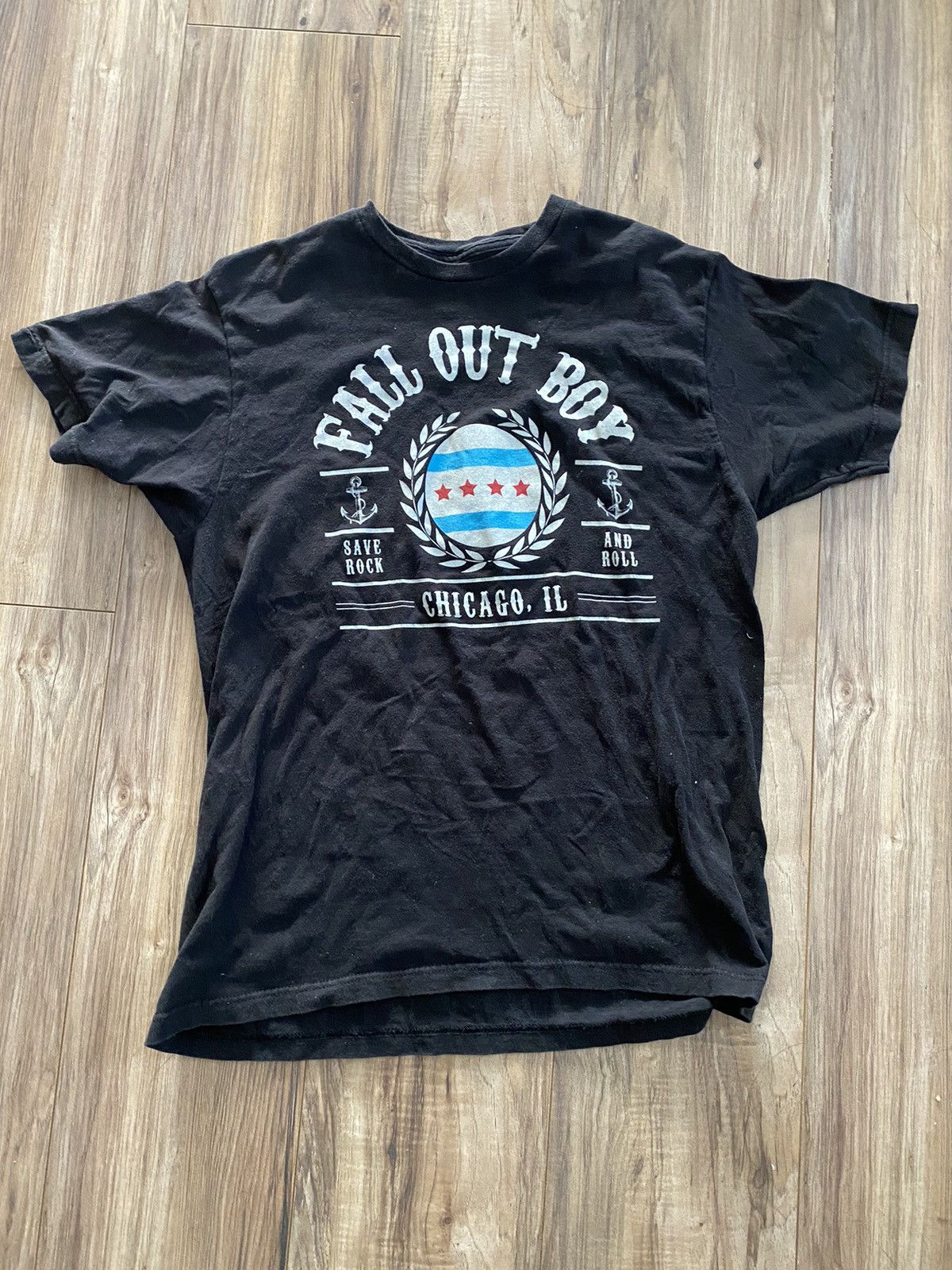 Band Tees × Vintage Vintage fall out boy band t-shirt rock n roll Size US L / EU 52-54 / 3 - 1 Thumbnail