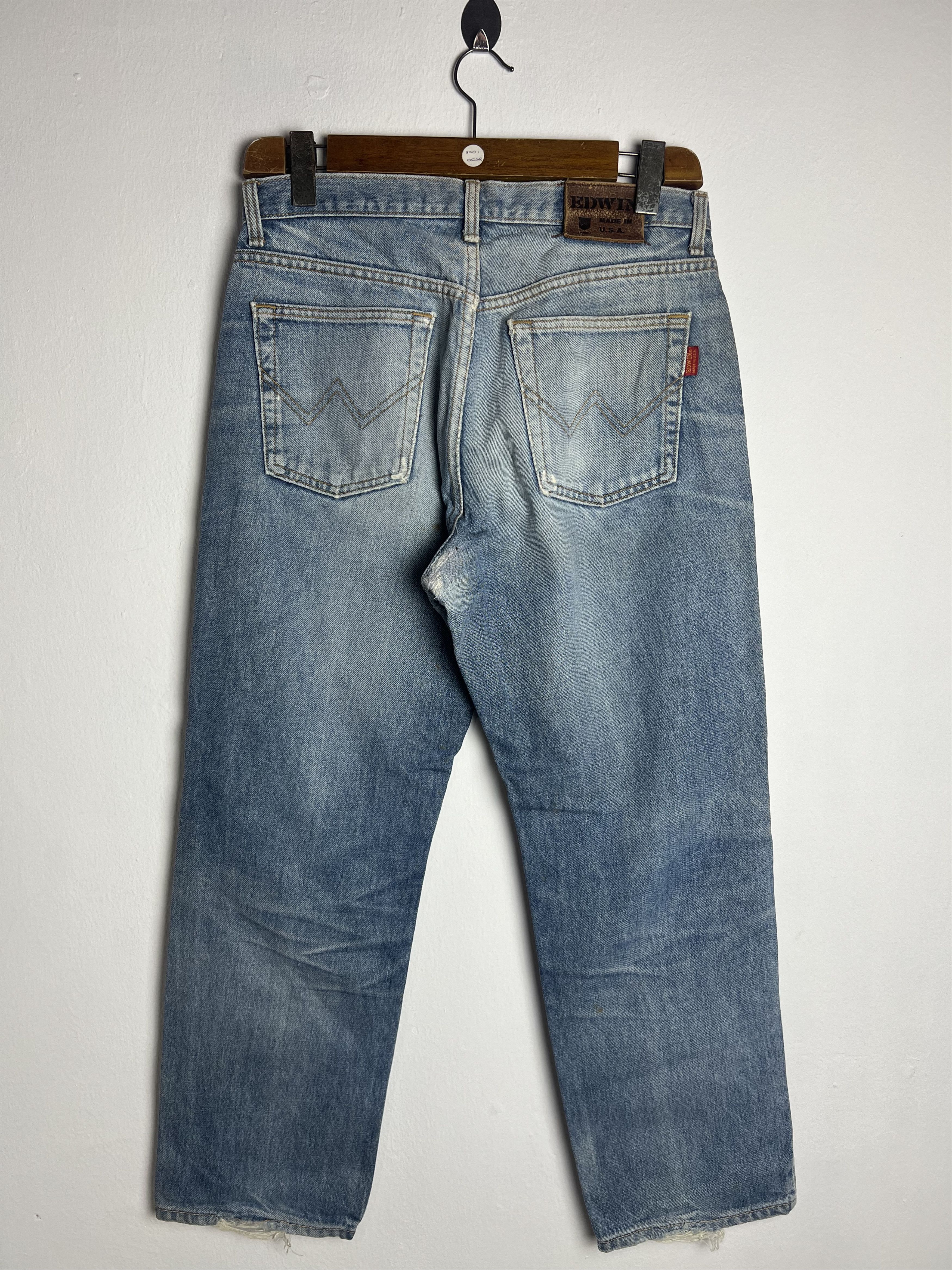 Edwin Vintage Edwin Made in USA Denim Distressed Size US 34 / EU 50 - 6 Thumbnail
