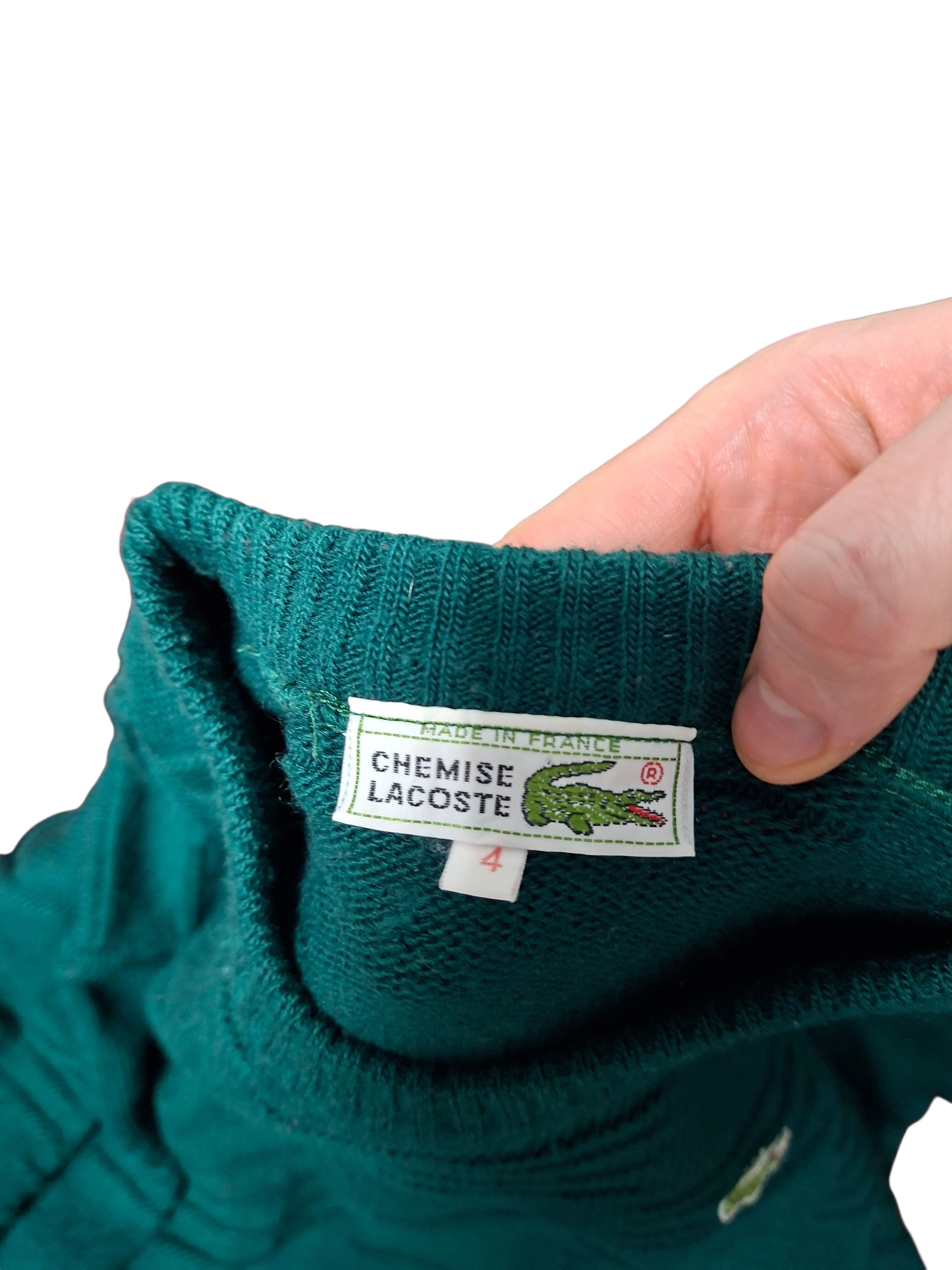 Lacoste LACOSTE VINTAGE LUXURY MADE IN FRANCE WOOL SWEATER Size US L / EU 52-54 / 3 - 4 Thumbnail