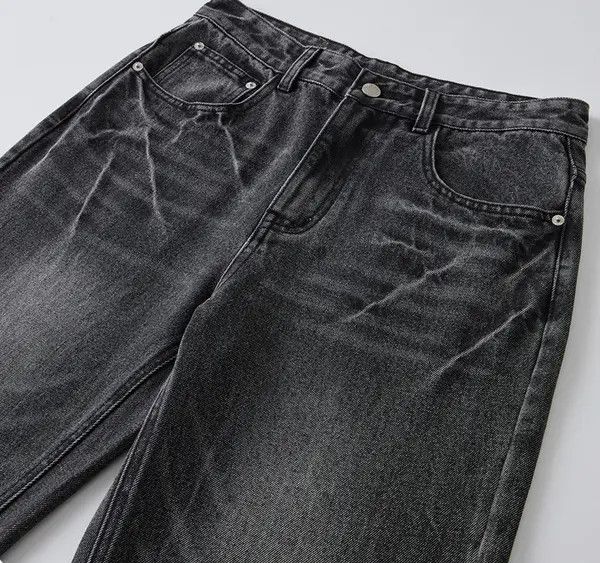 Japanese Brand aoka Lightning crack baggy vintage loose bootcut jeans Size US 32 / EU 48 - 5 Thumbnail