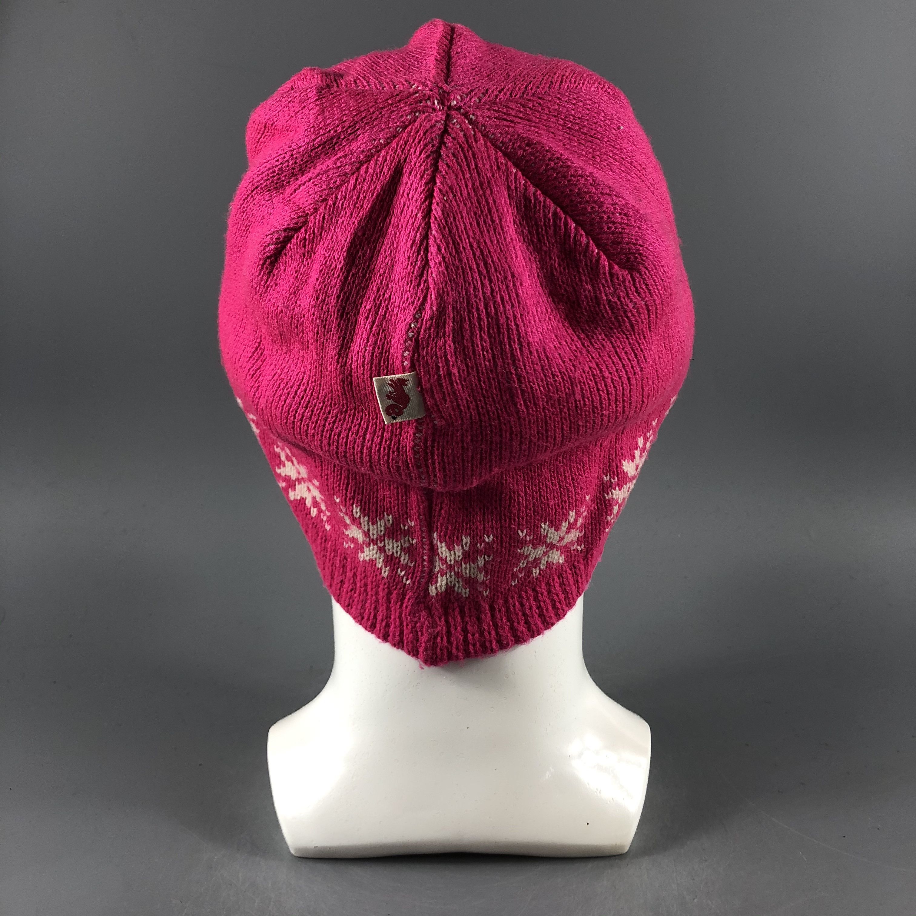 Japanese Brand × Vintage Womens Estivo Pink Beanie Snow Hat Snow Cap -D760 Size ONE SIZE - 3 Thumbnail