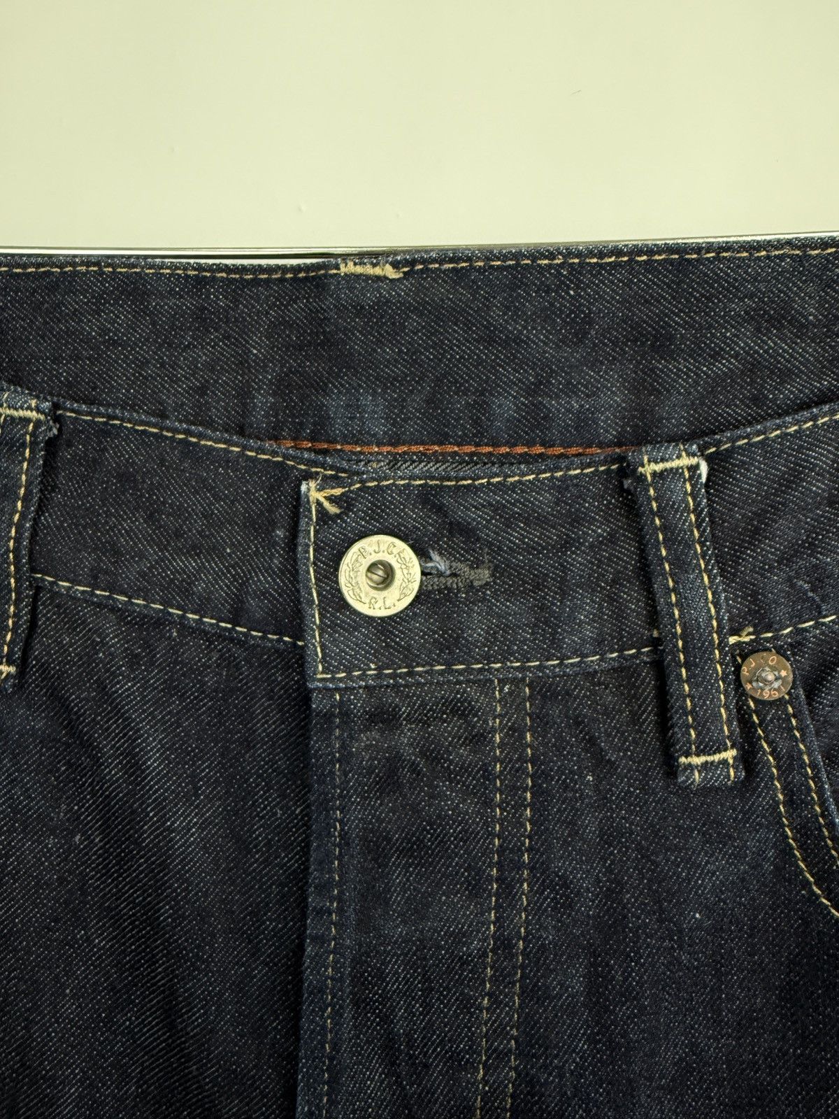 Denim & Supply Ralph Lauren 🇺🇸 Vintage Y2K Ralph Lauren USA Flag Jeans rrl Retro Rare Size US 32 / EU 48 - 10 Thumbnail