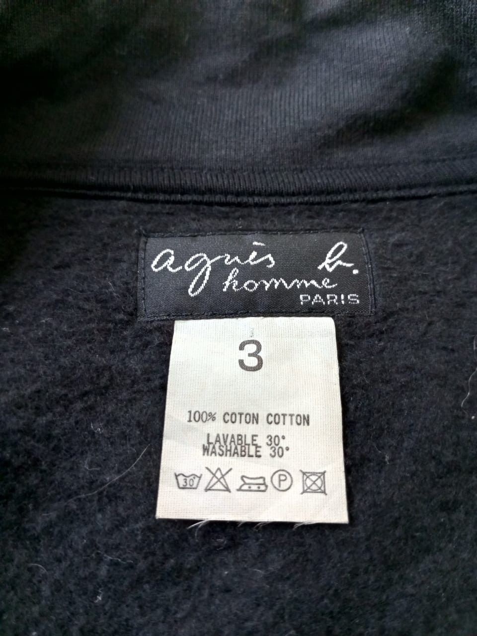 agnes b. Rare 🔴 A04 Vintage 90s Agnes B. Homme Zipper Jacket Size US L / EU 52-54 / 3 - 3 Thumbnail