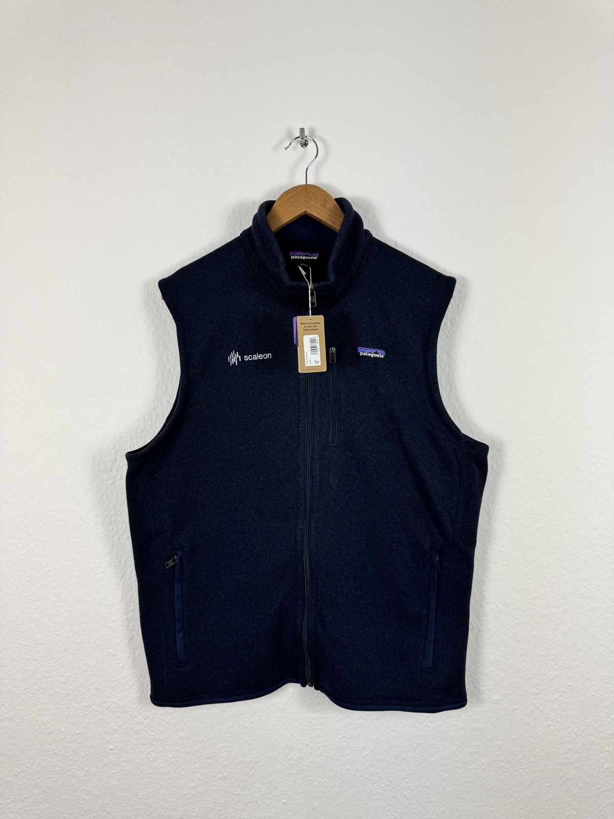 Patagonia NWT PATAGONIA MENS BETTER SWEATER VEST NAVY FLEECE SIZE L/50 Size US L / EU 52-54 / 3 - 1 Thumbnail