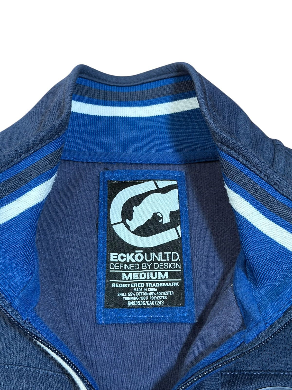 Ecko Unltd. 🔥Vintage Ecko unltd Zip tracker Jersey /Ecko Logo Jersey Size US M / EU 48-50 / 2 - 5 Thumbnail