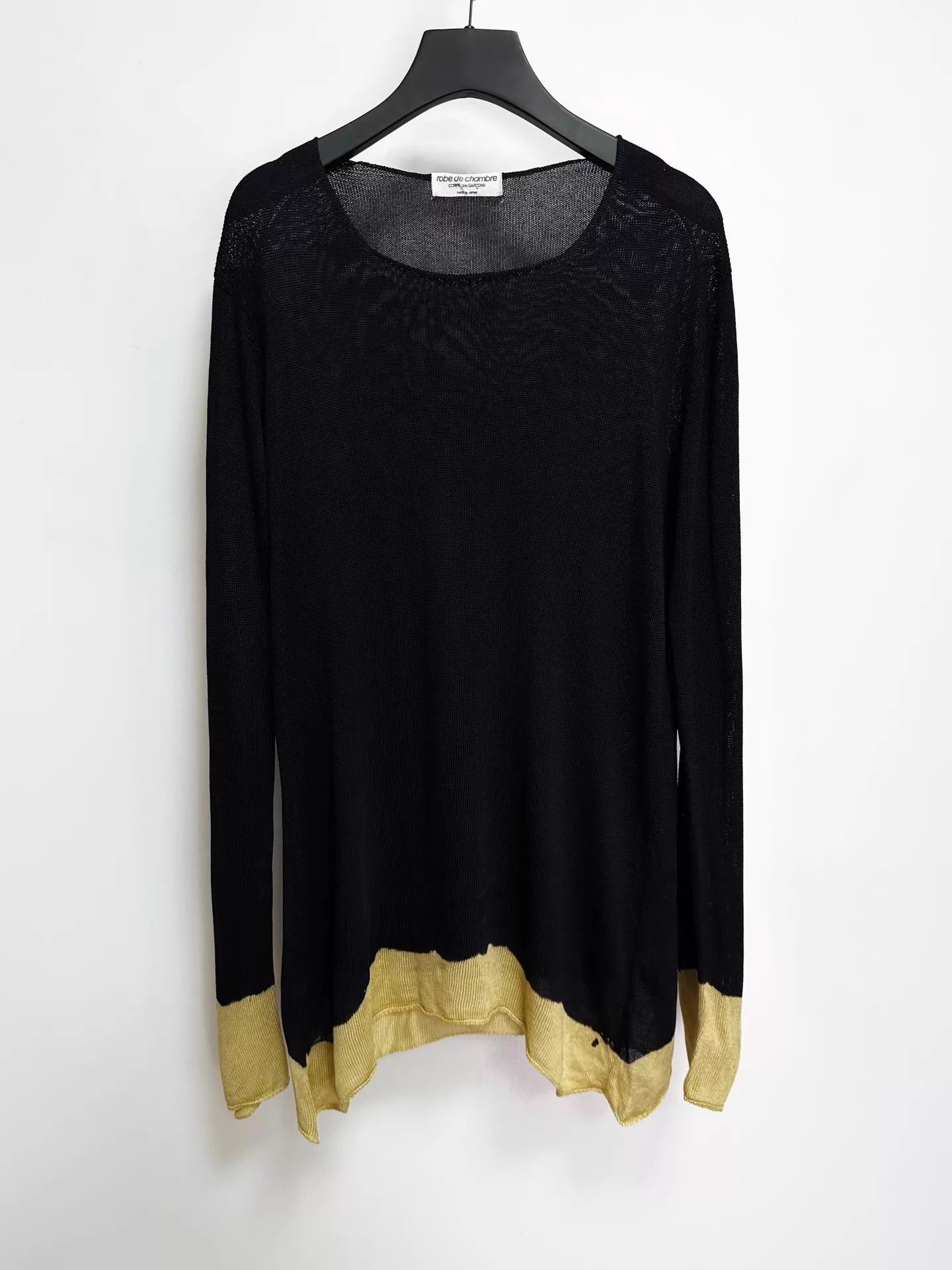 Comme des Garcons Comme des Garçons 92AW Dechromatic Rayon Knit Top Size US S / EU 44-46 / 1 - 1 Thumbnail