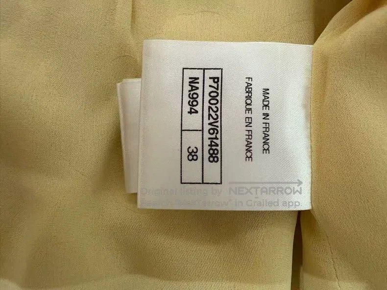 Chanel Chanel 21C Early Spring Vacation Series Goose Yellow Tasse Size XS / US 0-2 / IT 36-38 - 4 Thumbnail