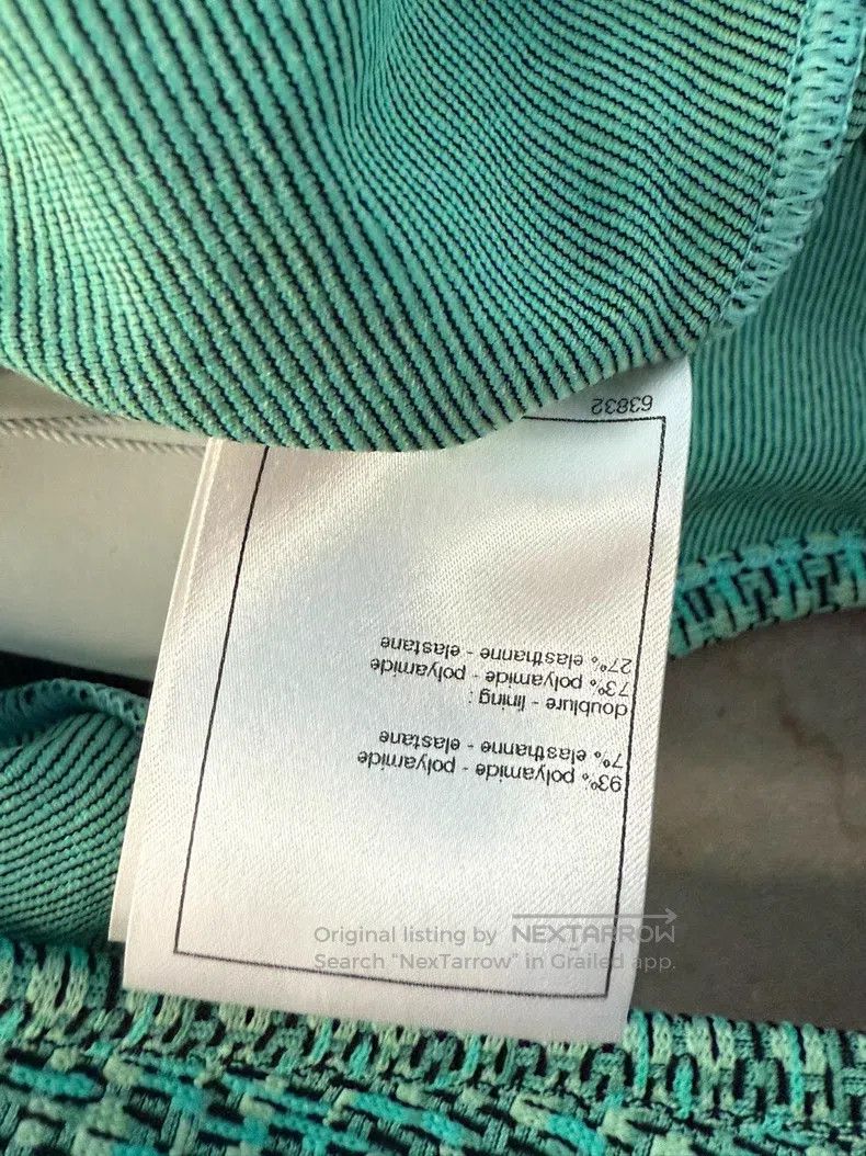 Chanel Chanel Green swimsuit Size 26" / US 2 / IT 38 - 7 Thumbnail