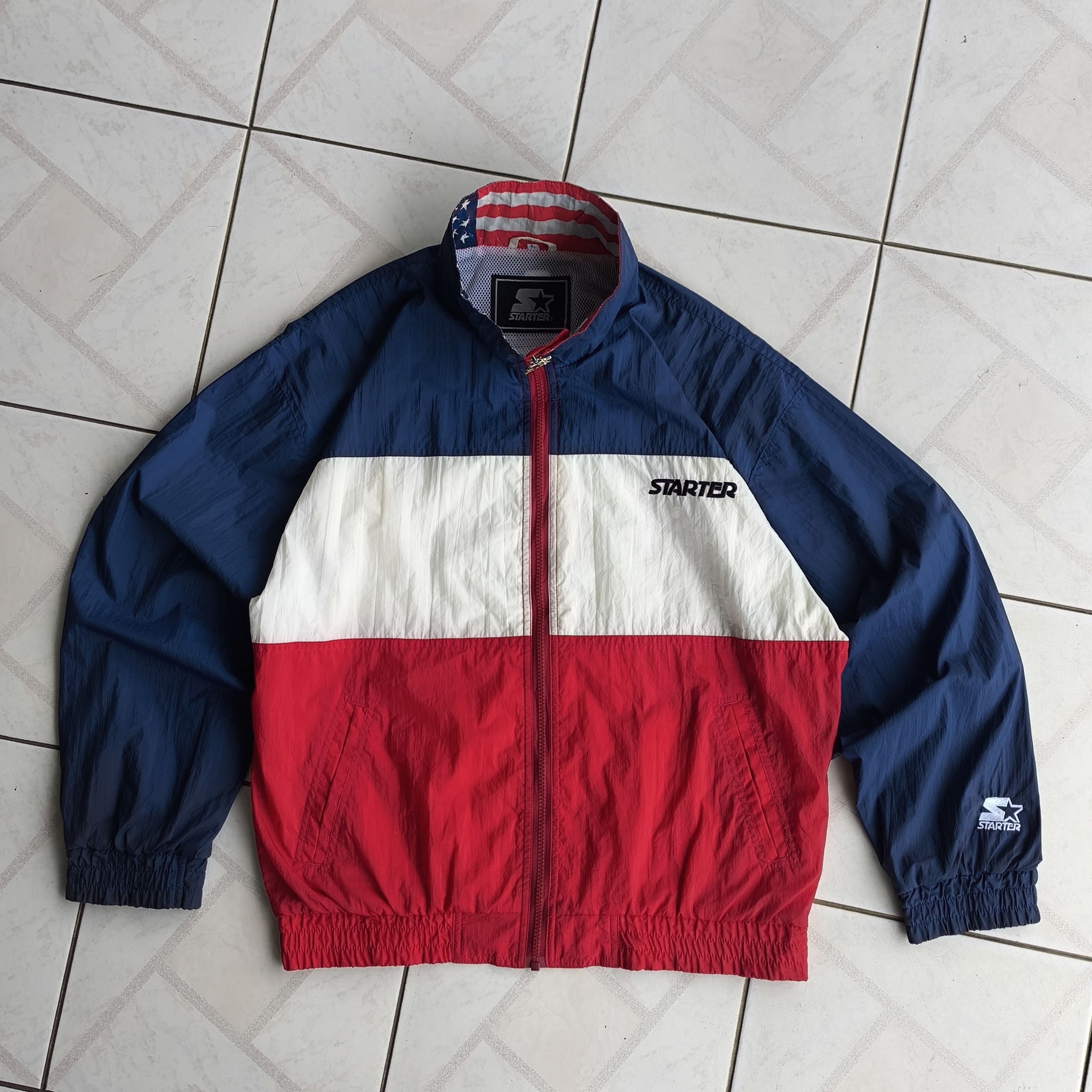 Starter 90's Starter Tri-Color America Flag Size US L / EU 52-54 / 3 - 1 Thumbnail
