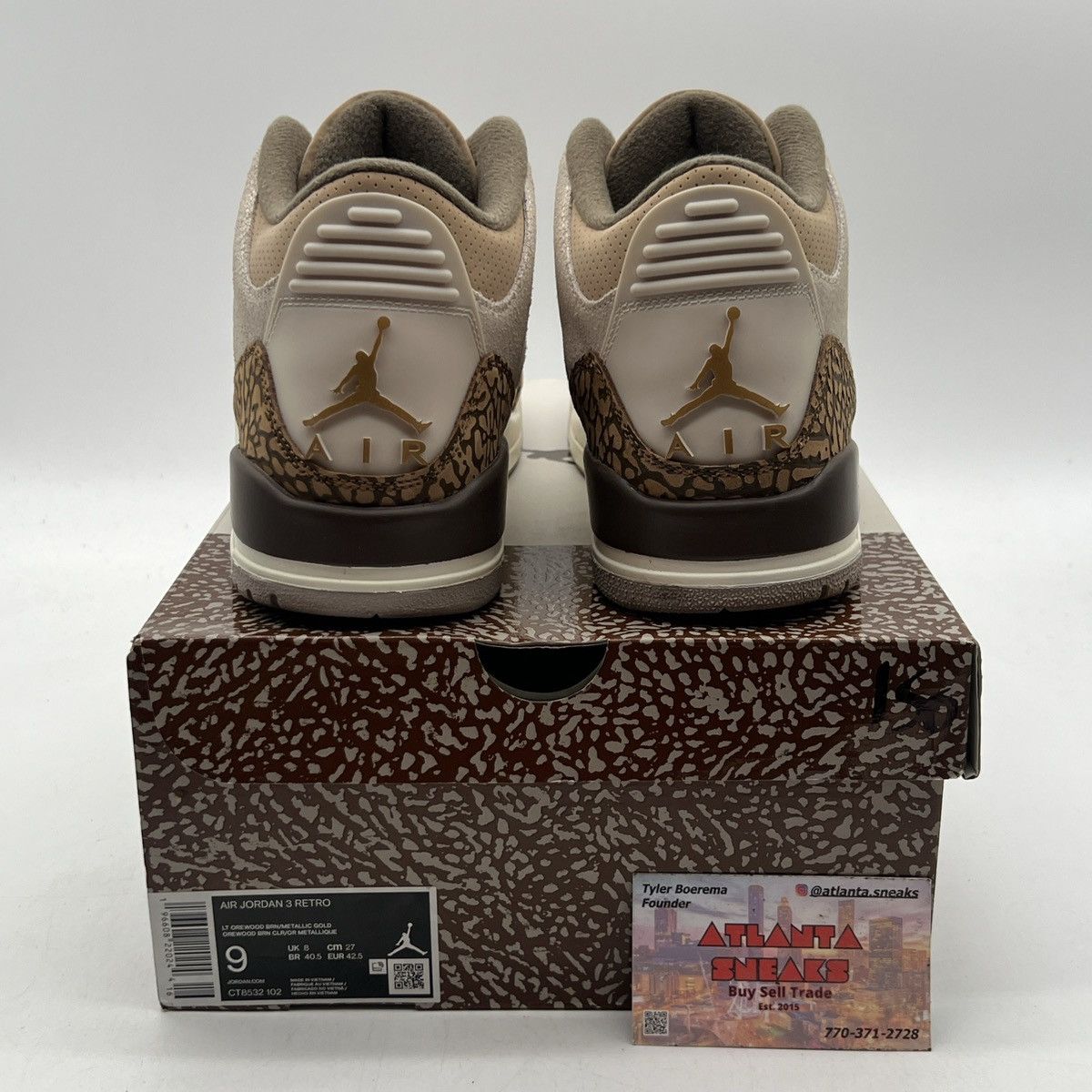 Jordan Brand Air Jordan 3 palomino Size US 9 / EU 42 - 3 Thumbnail