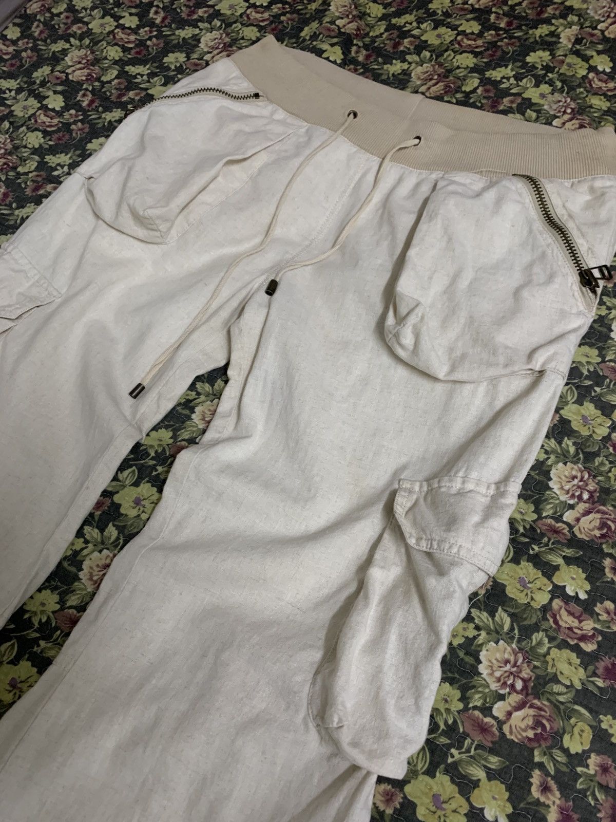 GOA GOA 3D Pocket Flare Cargo Pants Wide Leg Trouser Y2K Style Size US 34 / EU 50 - 5 Thumbnail