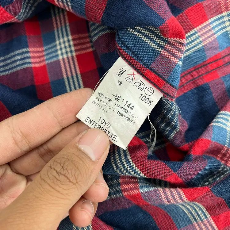 Sugar Cane Vintage Sugar Cane Plaid Flannel Size US L / EU 52-54 / 3 - 7 Thumbnail