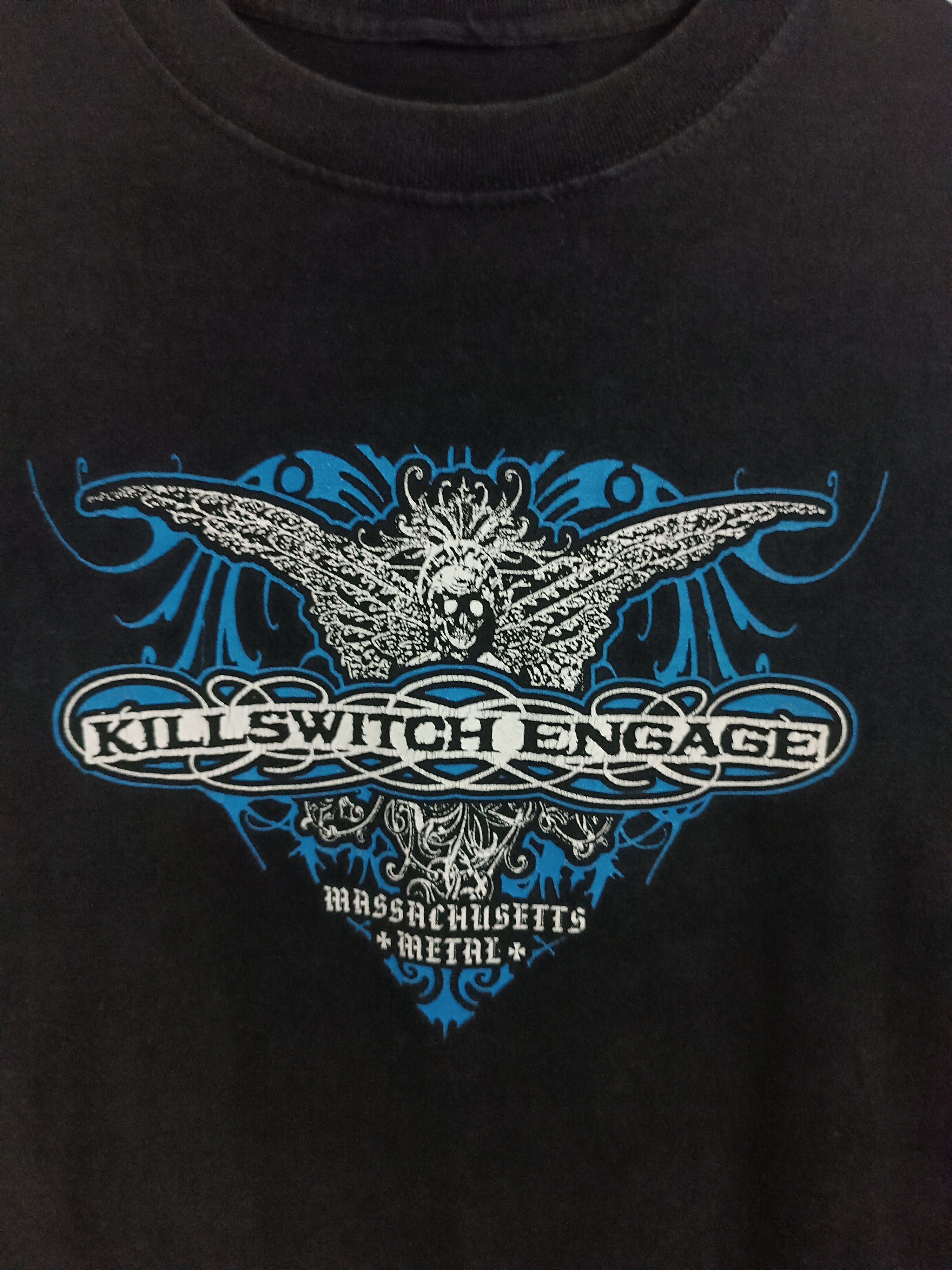 Band Tees VINTAGE Y2K KILLSWITCH ENGAGE MA METAL RARE METALCORE TEE Size US S / EU 44-46 / 1 - 8 Thumbnail