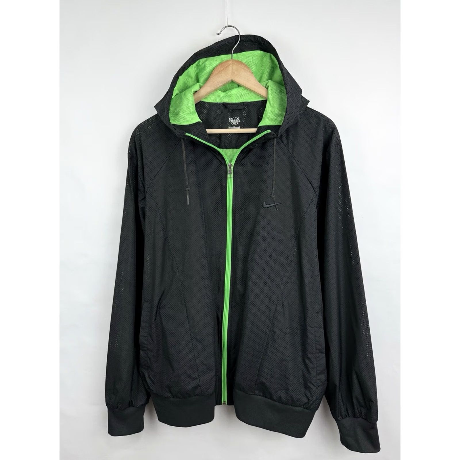 Nike VINTAGE Nike Archival Jacket Mens XL 90s Gray Cotton Style Jacket Size US XL / EU 56 / 4 - 3 Thumbnail