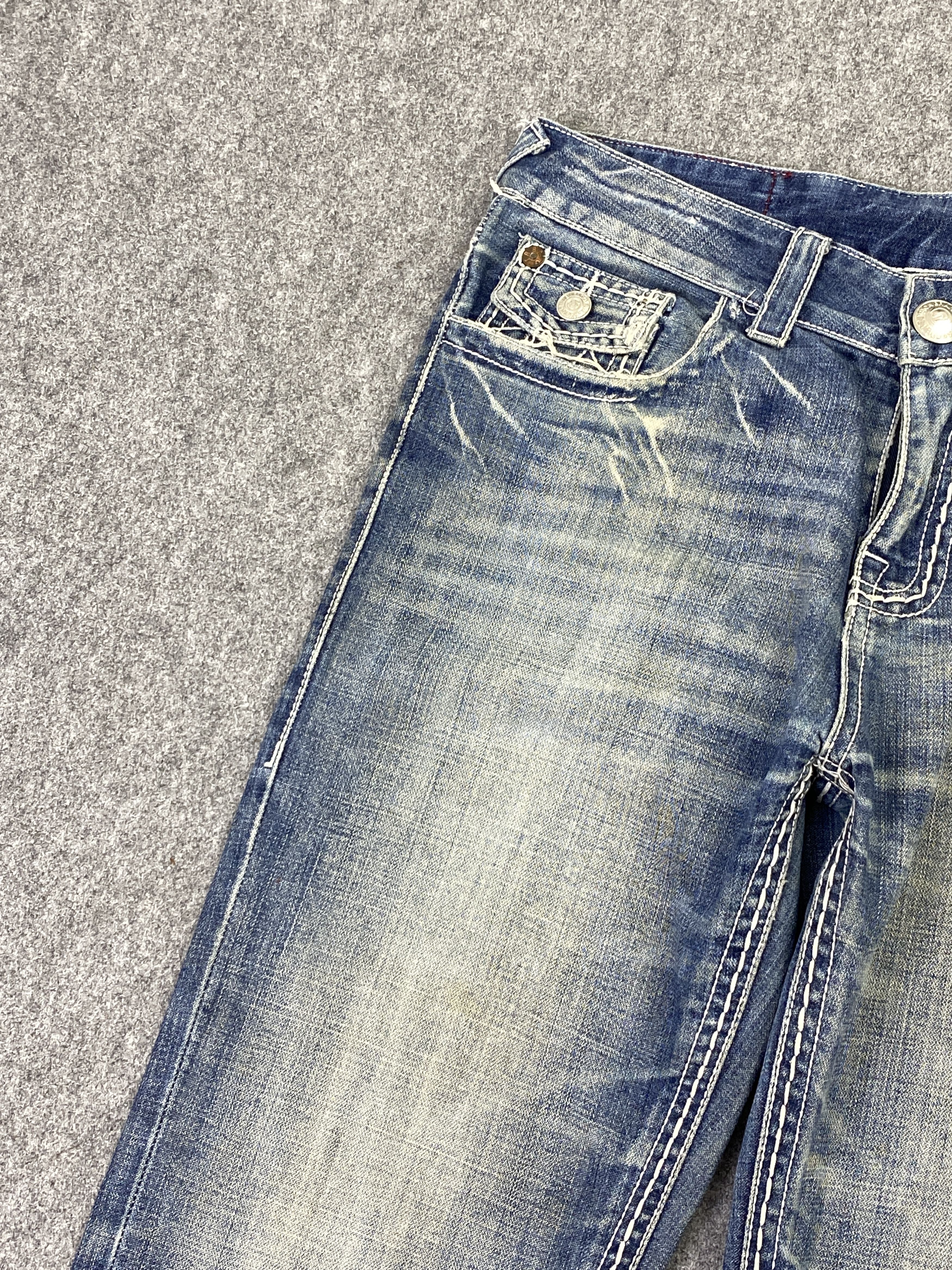 True Religion Vintage True Religion Blue Faded Jeans DP2878 Size US 34 / EU 50 - 11 Thumbnail