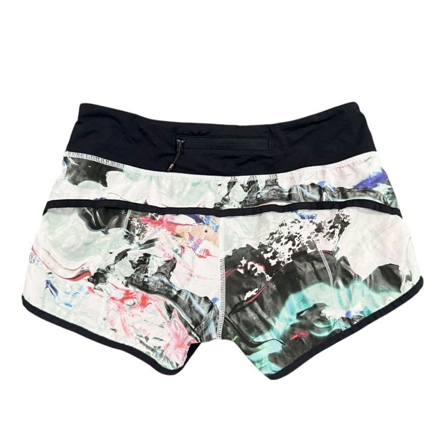 Lululemon Lululemon Run Speed Shorts in Pigment Wave Multi, Size 4 Size 27" / US 4 / IT 40 - 5 Thumbnail