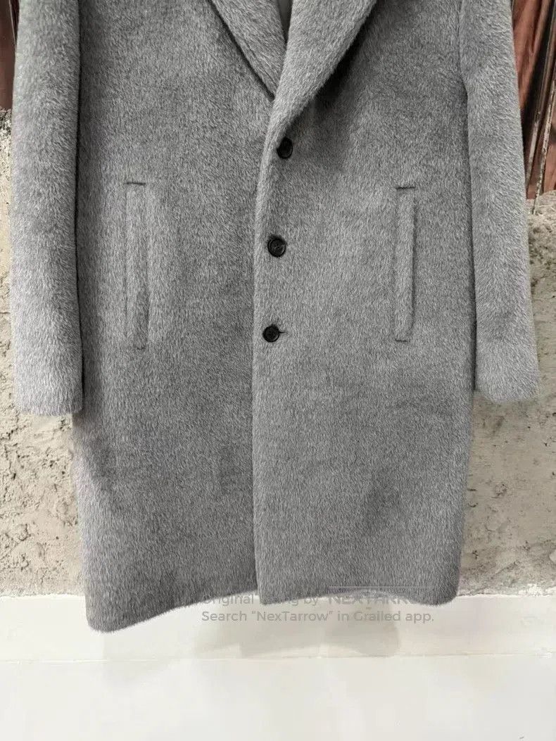Prada Prada Gray Mohair Overcoat. Size US L / EU 52-54 / 3 - 4 Thumbnail