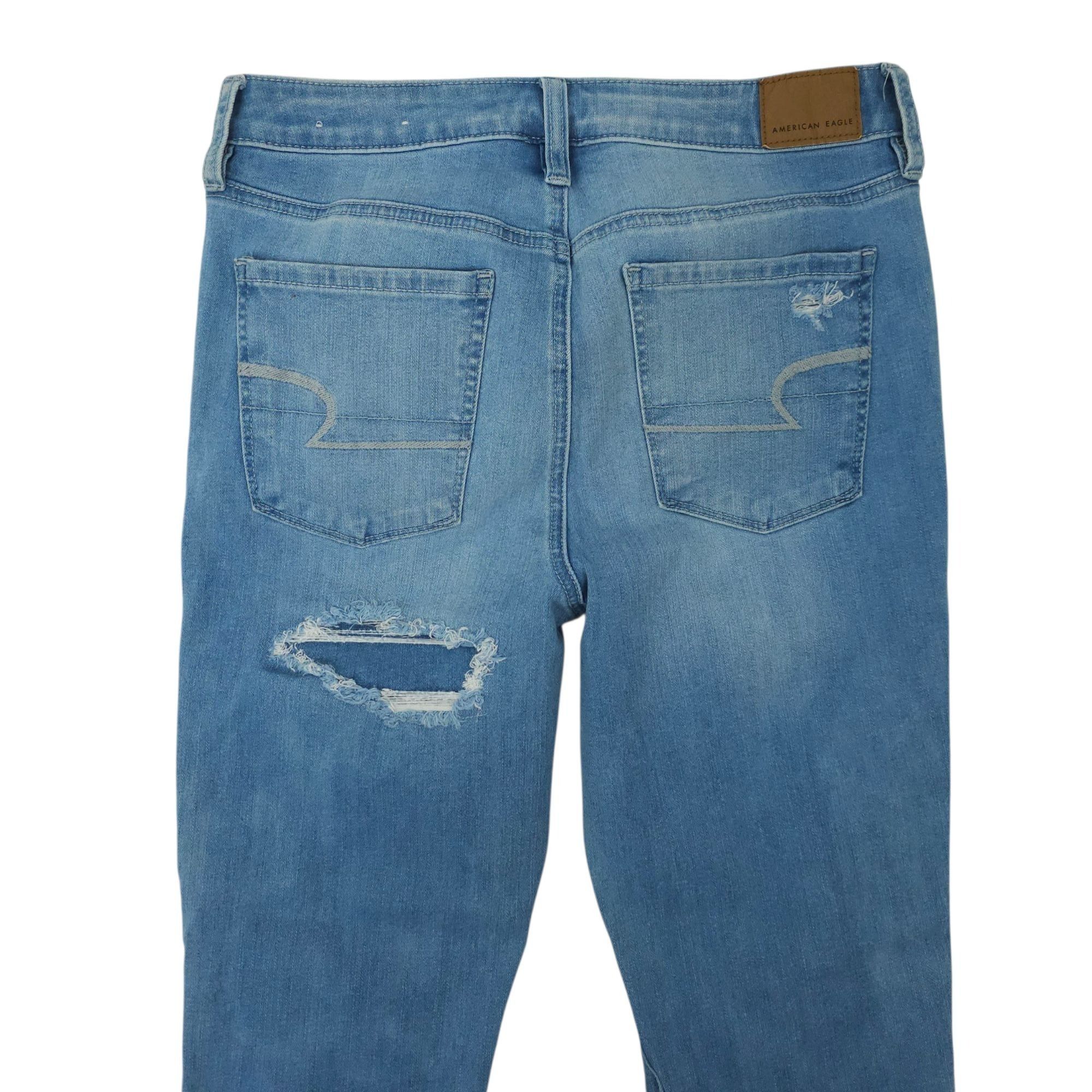 American Eagle Outfitters American Eagle 360 Next Level Stretch Super Hi Rise Jegging Size 30" / US 8 / IT 44 - 11 Thumbnail