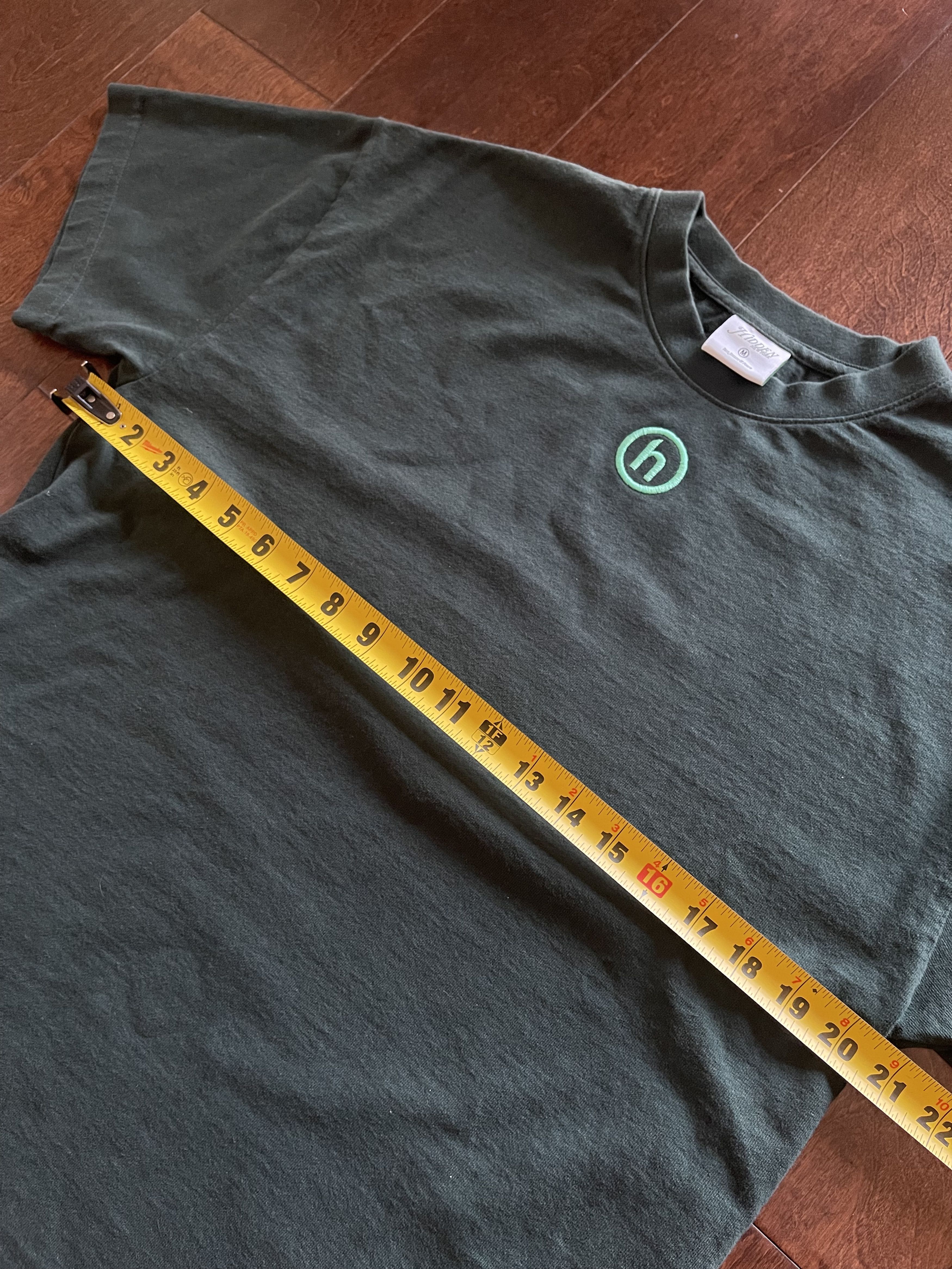 HIDDEN Hidden NY Mini Logo Tee Dark Green T-Shirt FW22 Size US M / EU 48-50 / 2 - 4 Thumbnail
