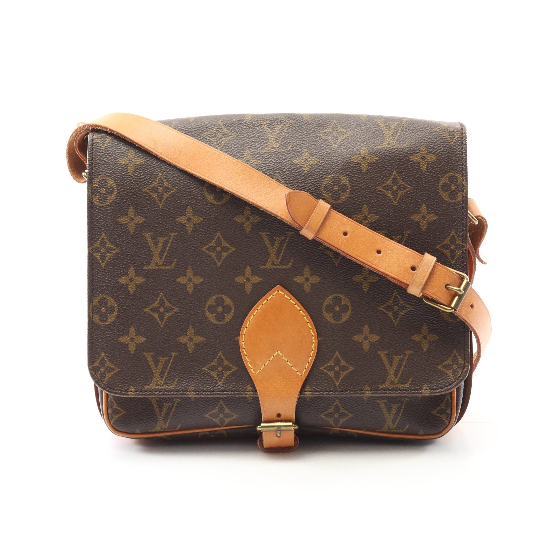 Louis Vuitton Louis Vuitton Cartesier Gm Monogram Shoulder Bag Leather Brown Size ONE SIZE - 1 Thumbnail